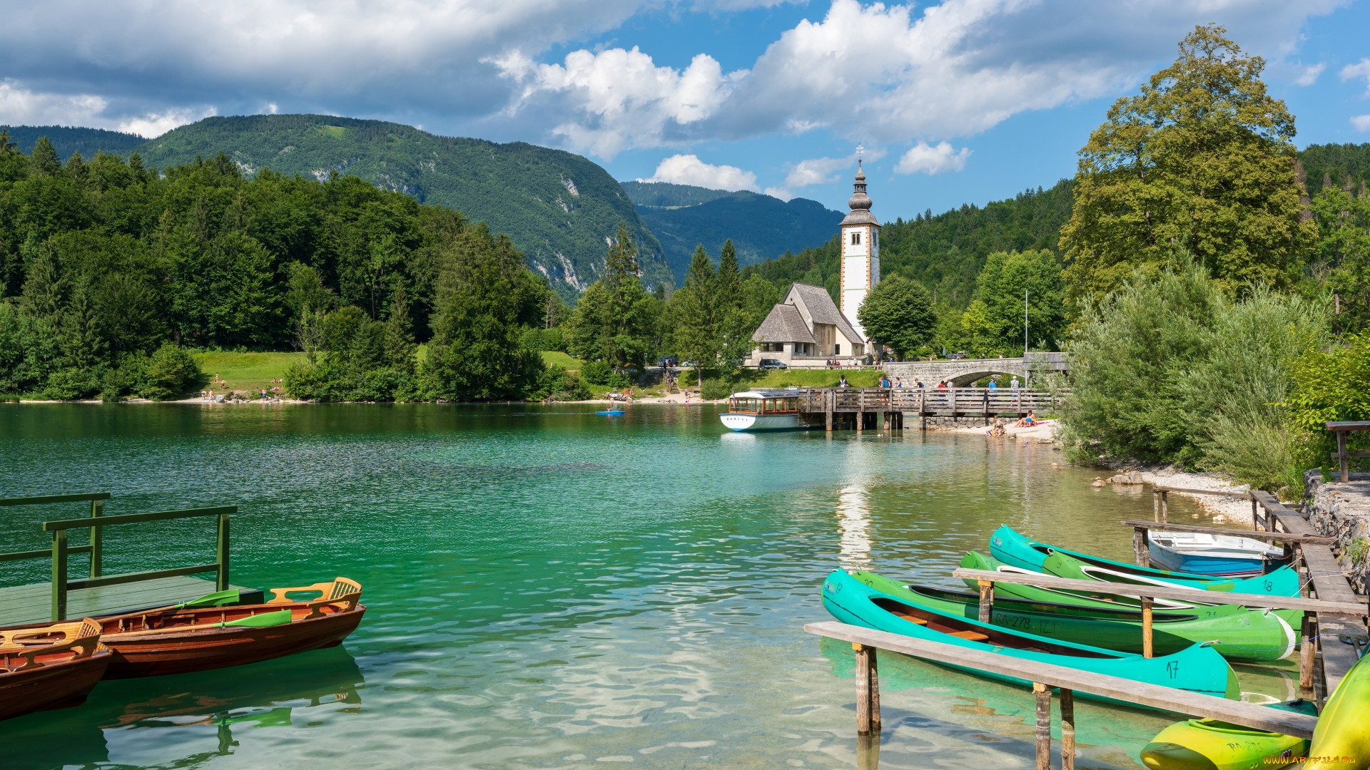bohinj, lake, slovenia, корабли, лодки, , шлюпки, bohinj, lake