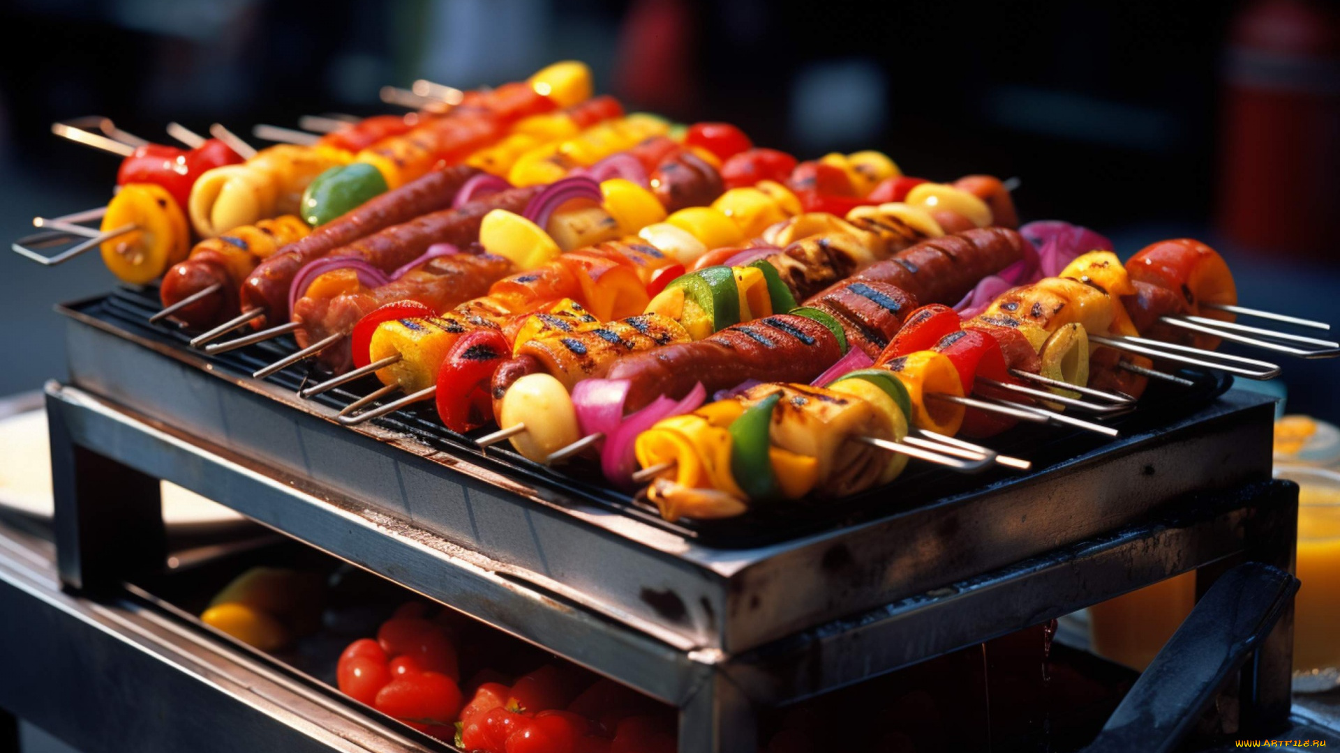 еда, шашлык, , барбекю, гриль, барбекю, ассорти