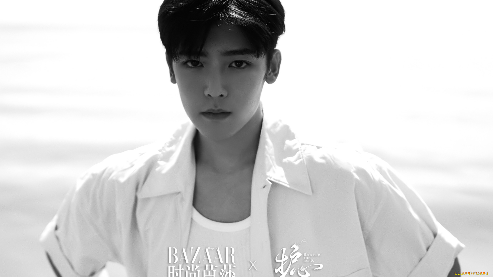 мужчины, hou, ming, hao, актер, рубашка