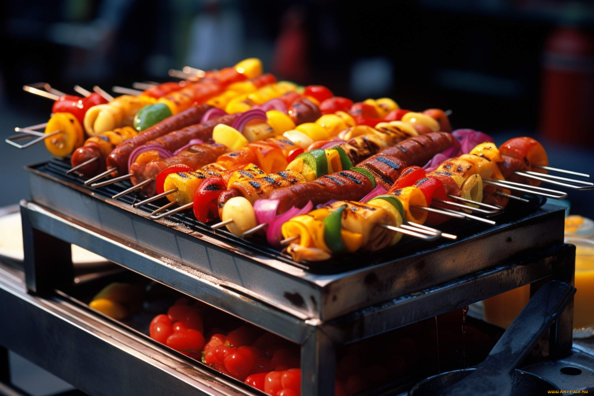 еда, шашлык, , барбекю, гриль, барбекю, ассорти