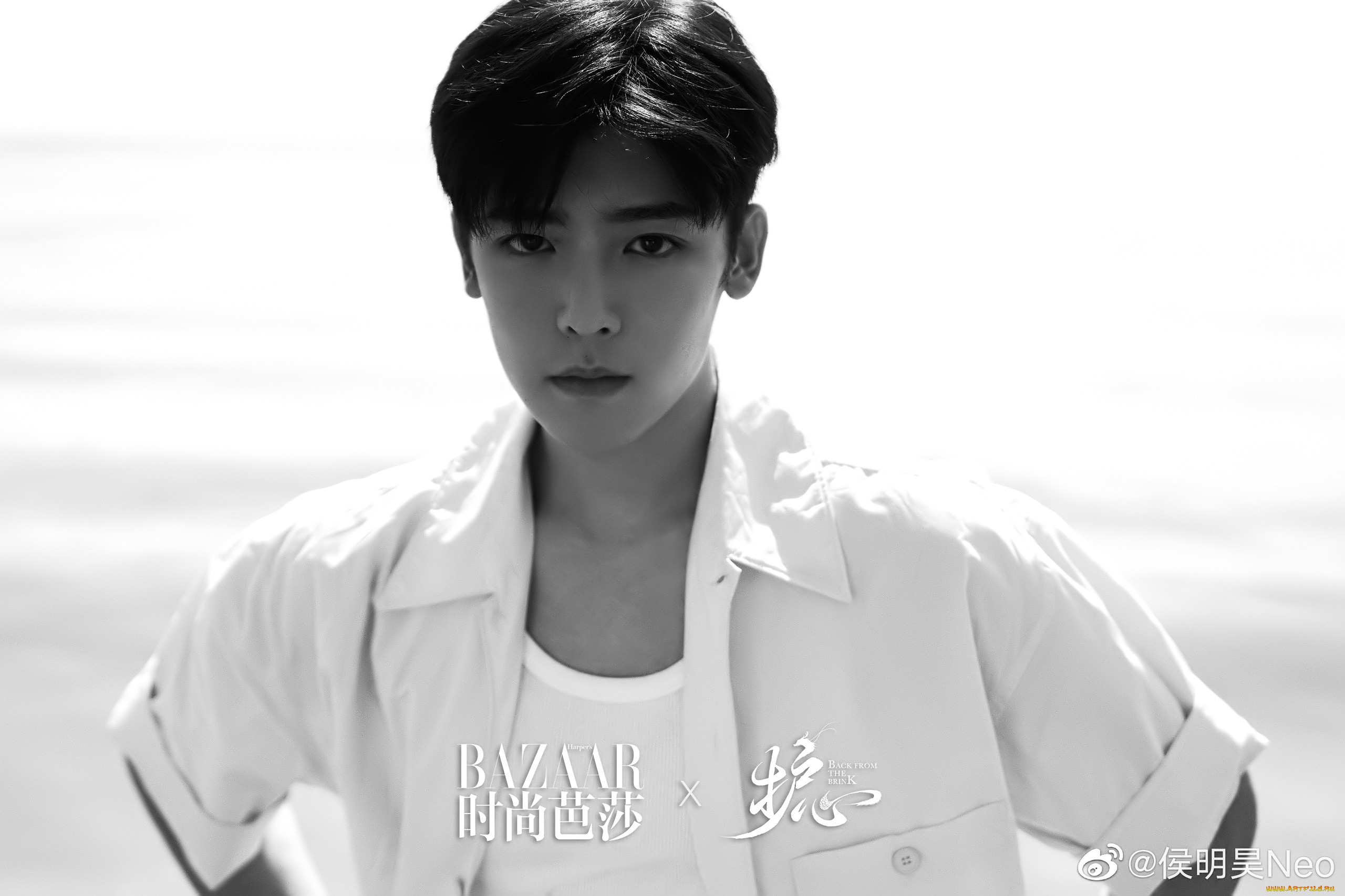 мужчины, hou, ming, hao, актер, рубашка