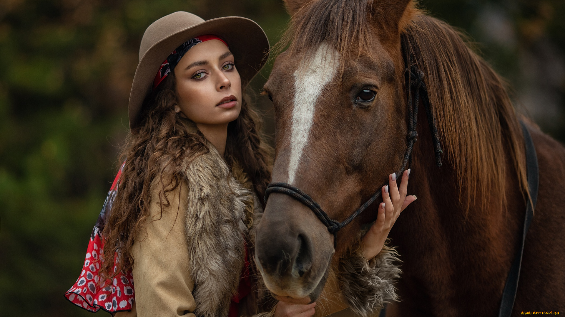 девушки, -, брюнетки, , шатенки, девушка, лошадь