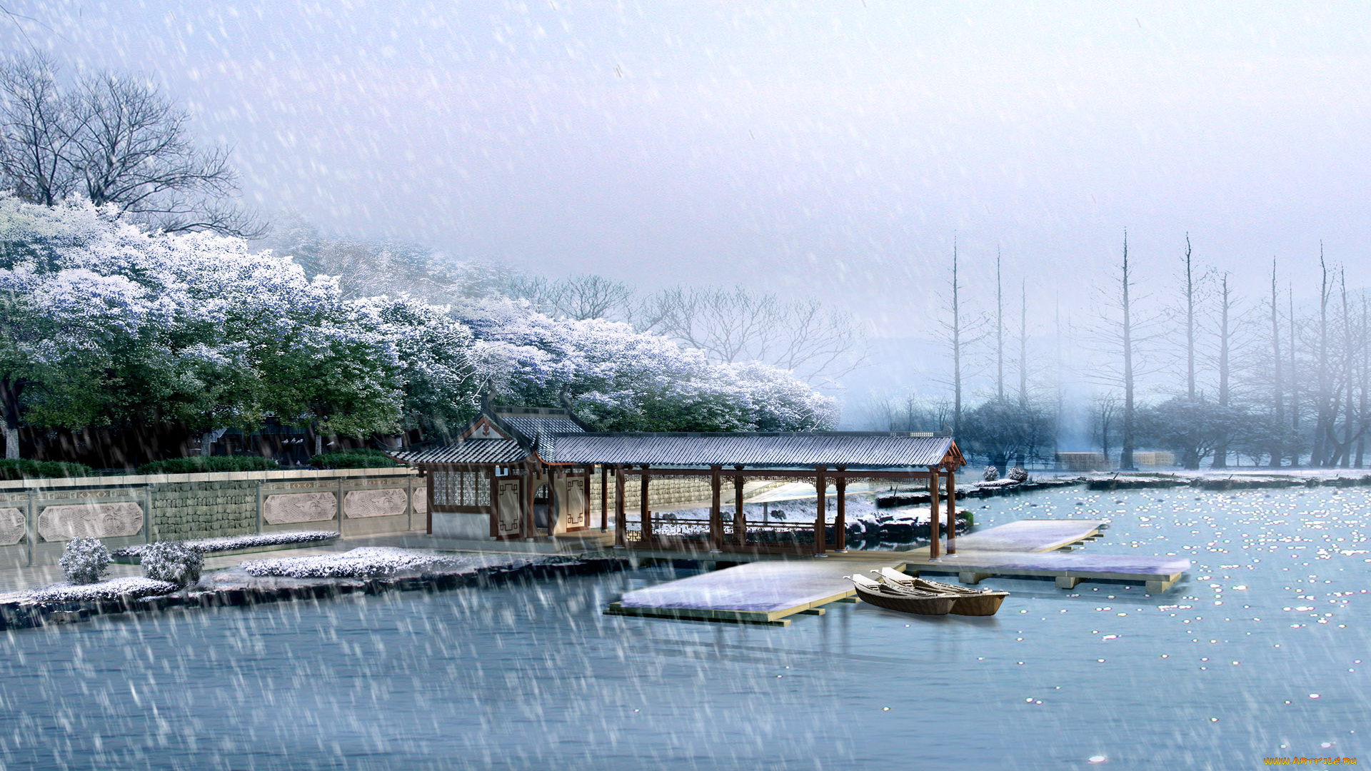 3д, графика, nature, landscape, природа