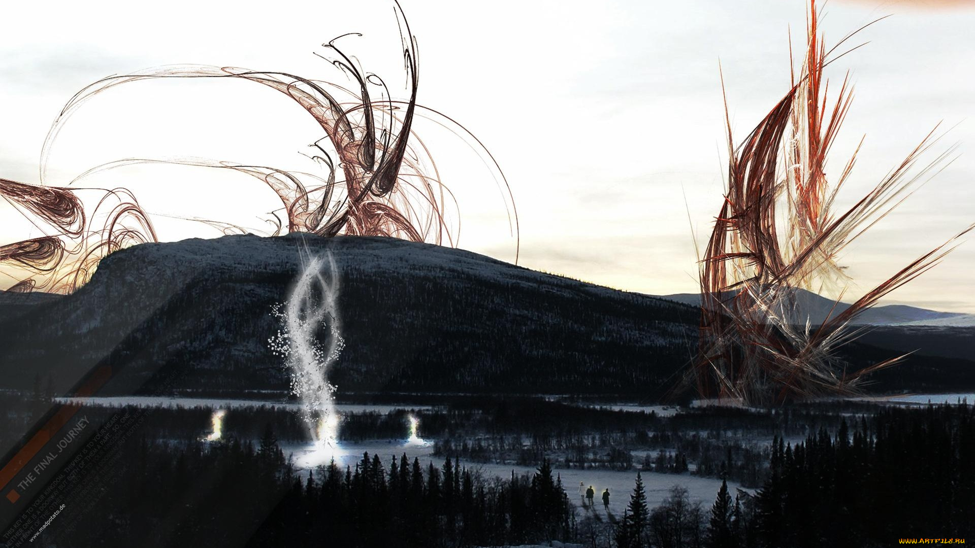 3д, графика, nature, landscape, природа