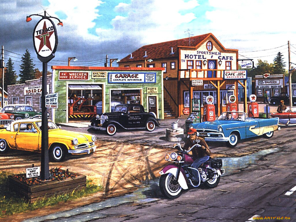 рисованные, авто, мото