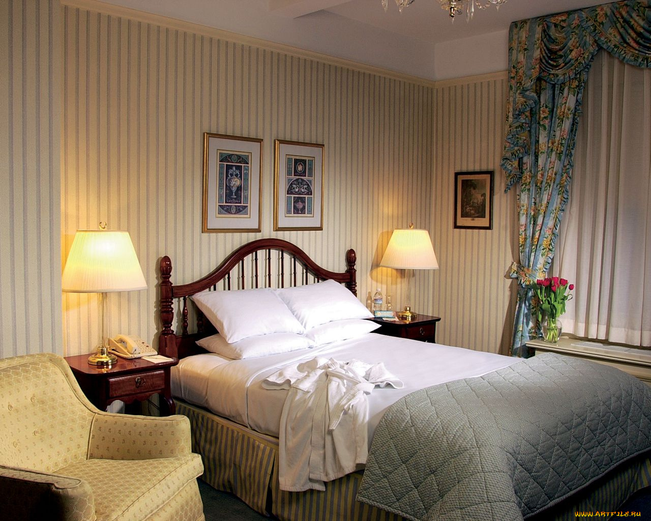 интерьер, спальня