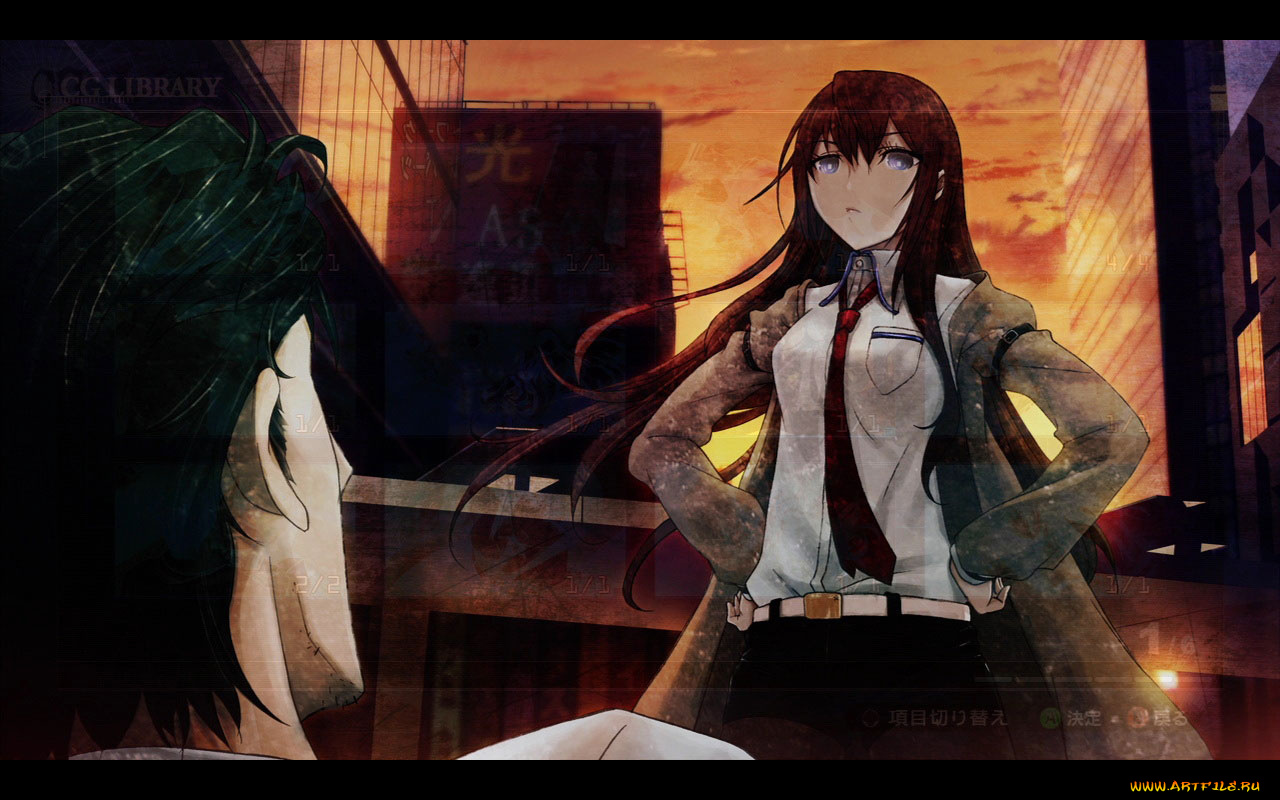 аниме, steins, gate