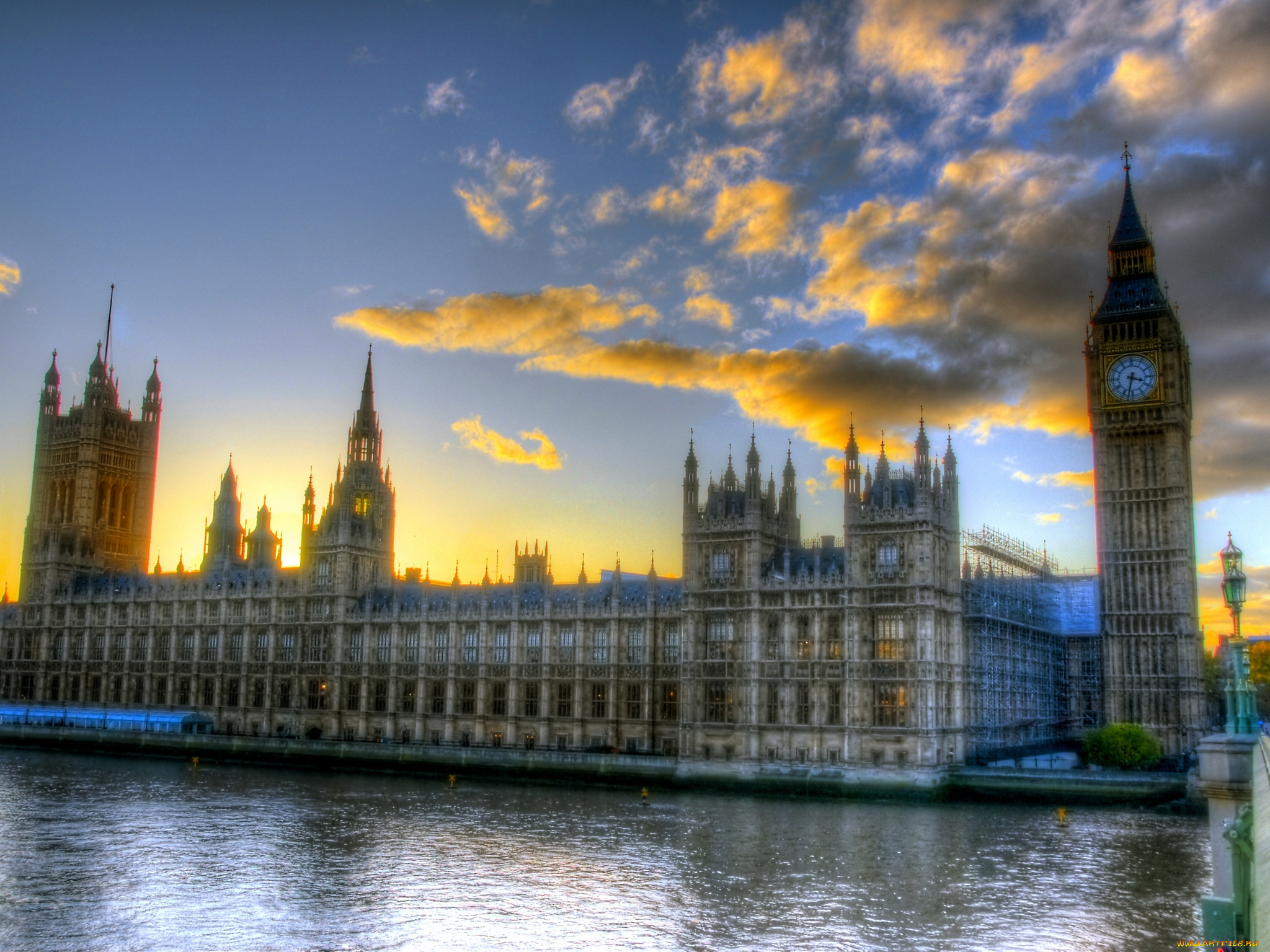 города, лондон, великобритания