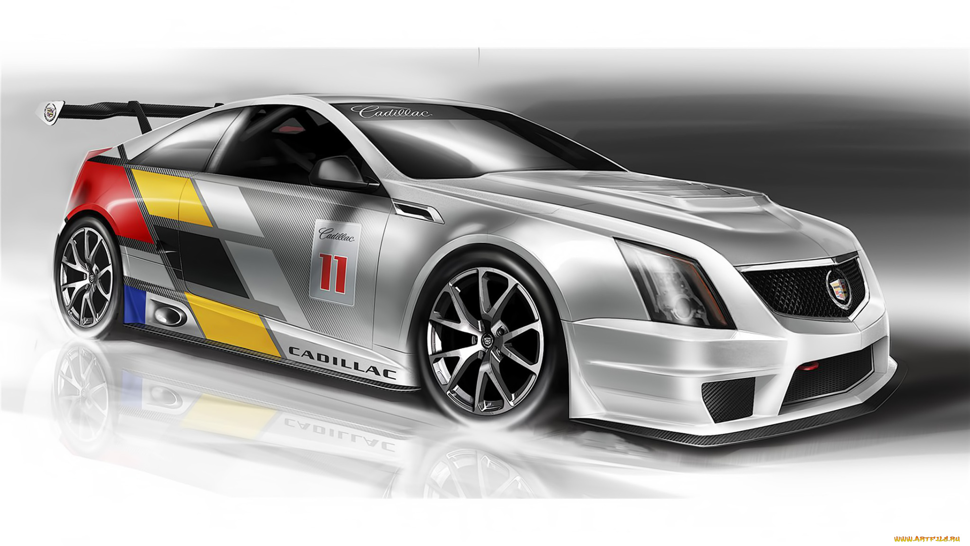 автомобили, рисованные