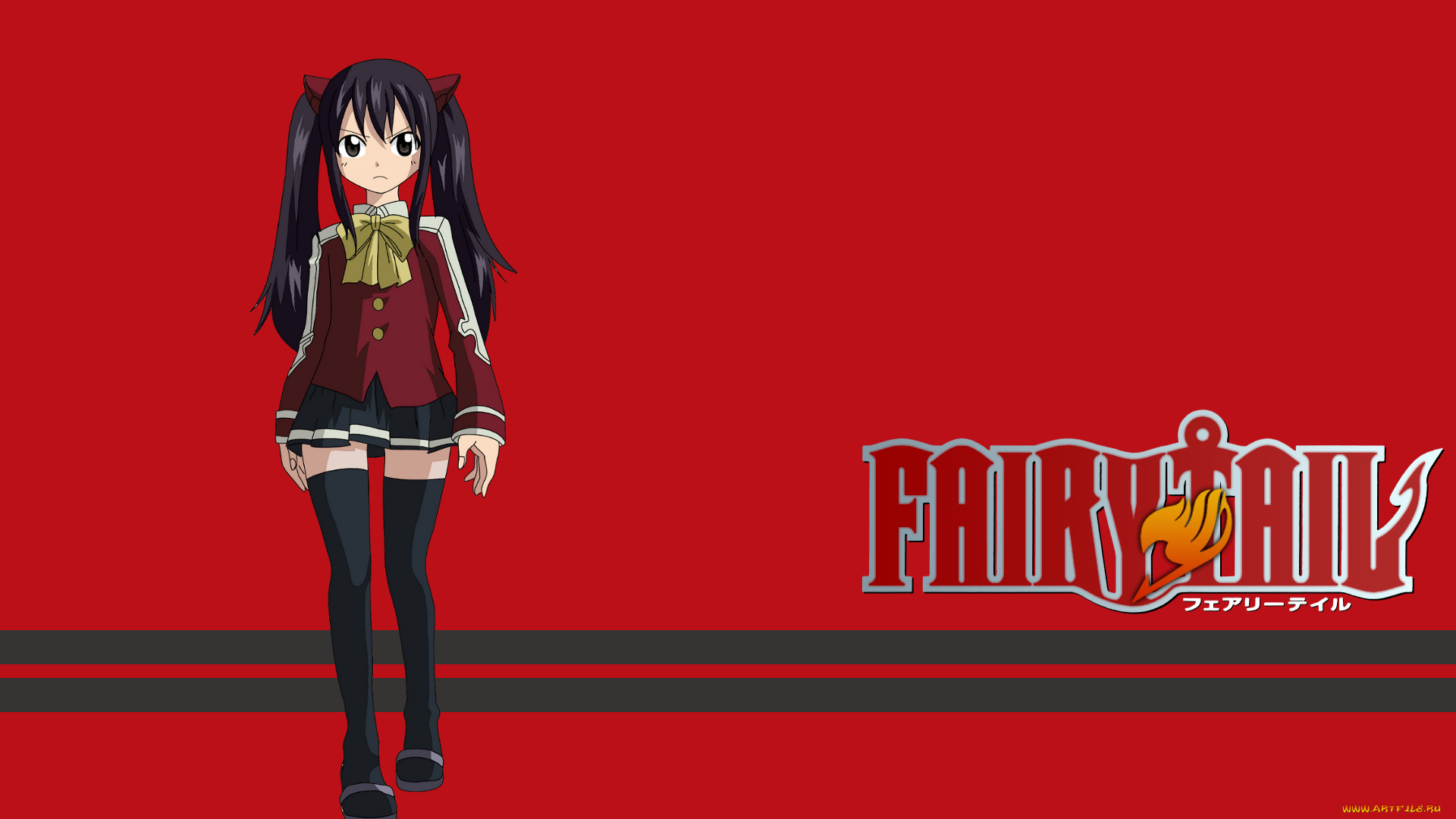 аниме, fairy, tail, дракон, волшебник, wendy, marvell