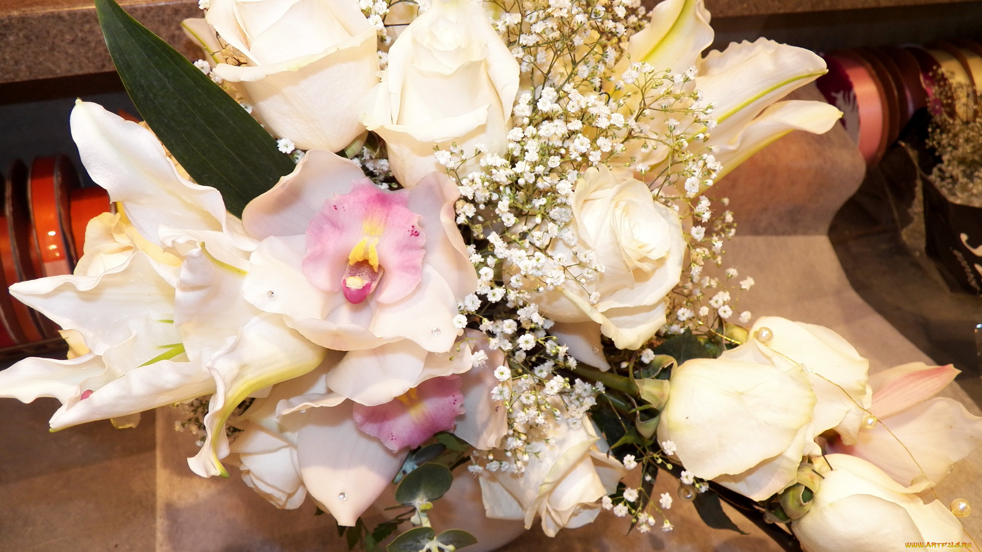 цветы, букеты, композиции, розы, лилии, букет