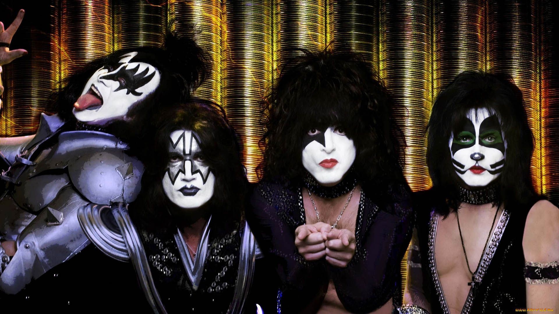 kiss, музыка, глэм-рок, шок-рок, хард-рок, хэви-метал