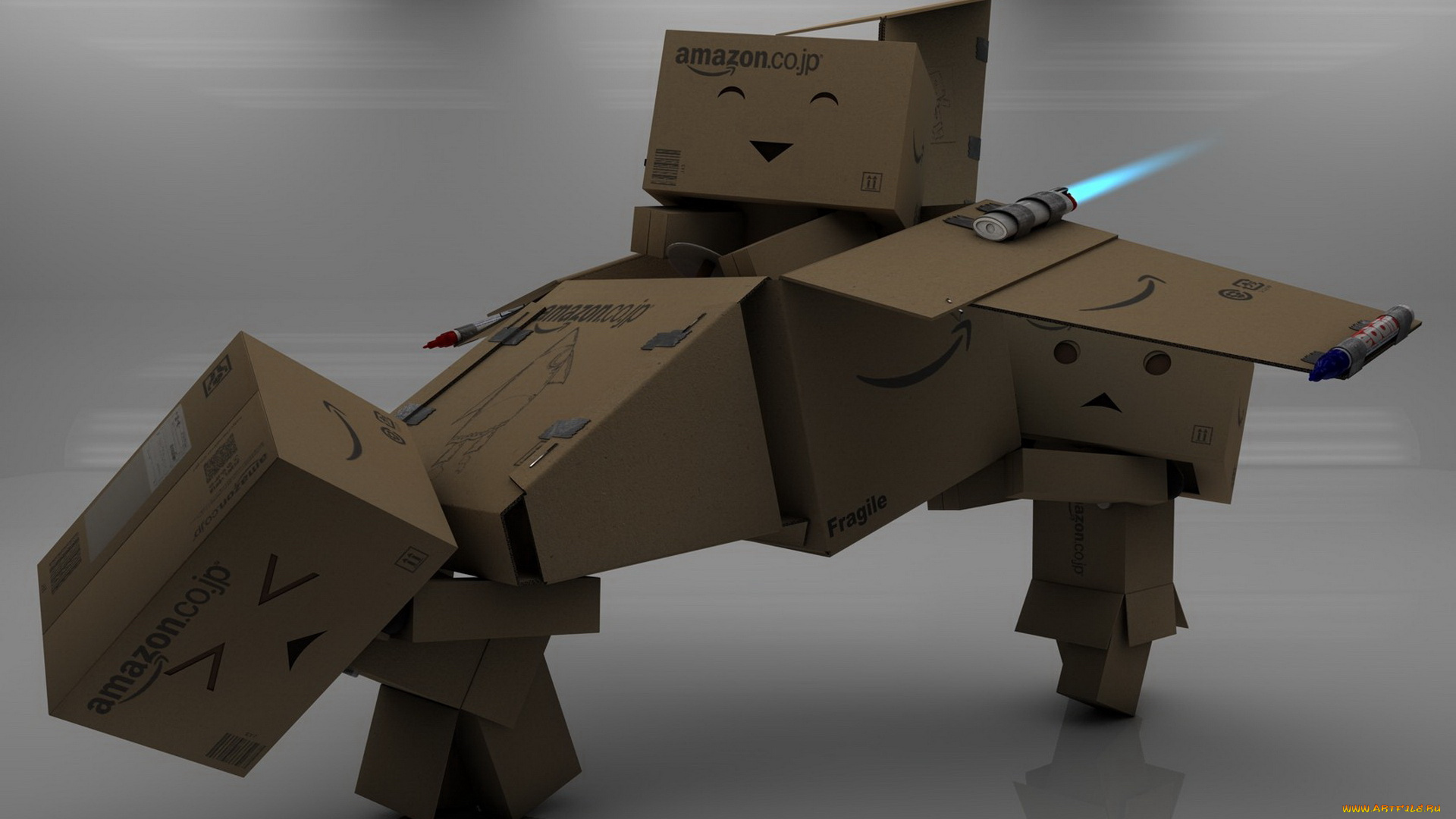 разное, данбо, danboard, коробочка, человечек