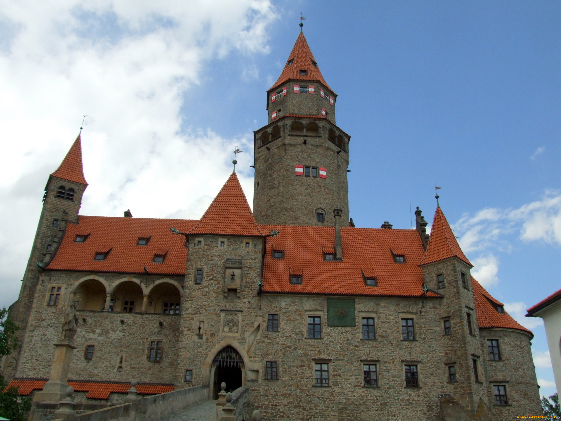 bouzov, castle, Чехия, города, дворцы, замки, крепости, замок