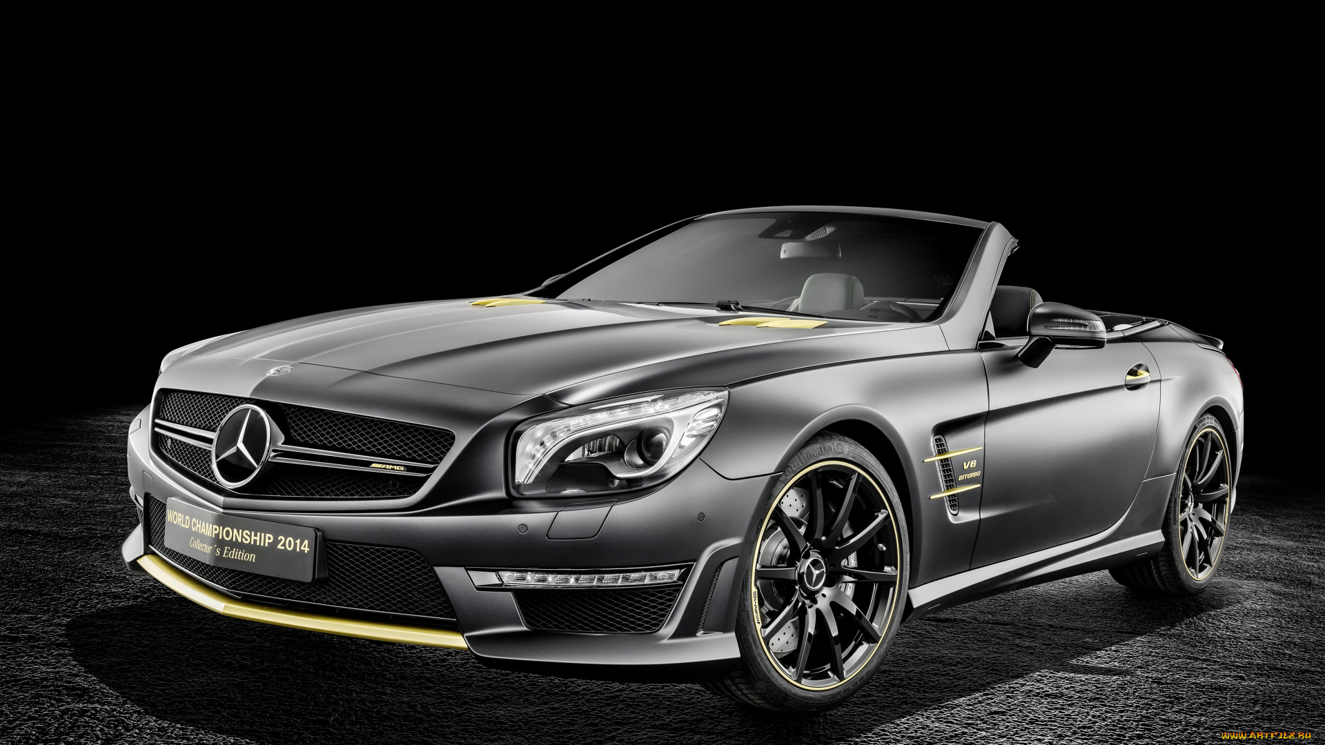 автомобили, mercedes-benz, темный, sl, 63, 2015г, r231, collectors, edition, lewis, hamilton, amg