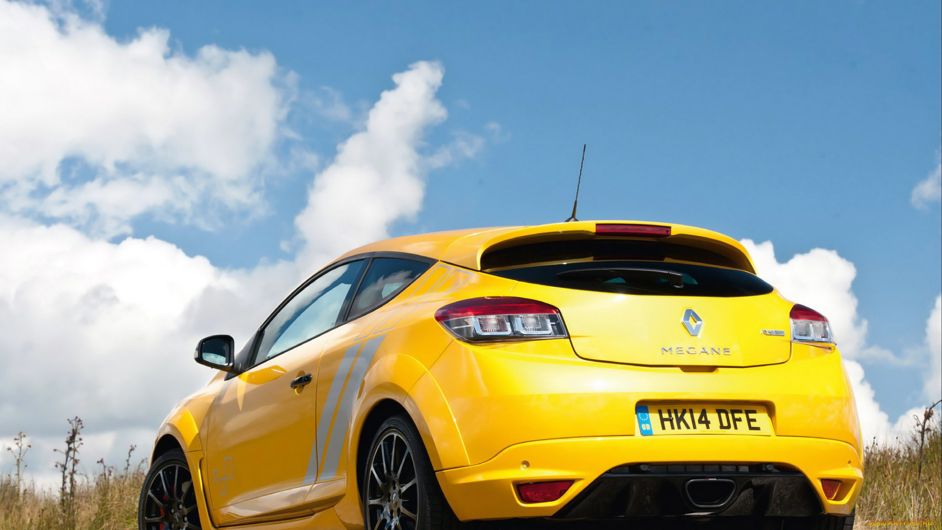 автомобили, renault, 2014г, uk-spec, trophy, r-s-, 275, mеgane, желтый