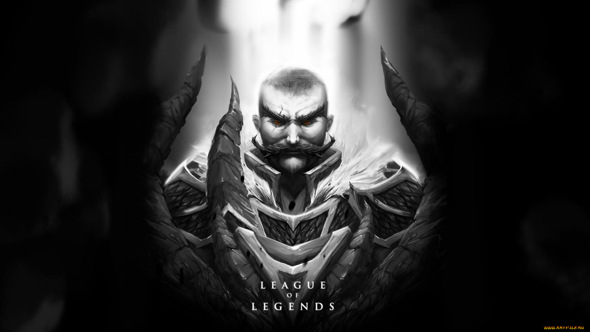 видео, игры, league, of, legends, персонаж, braum
