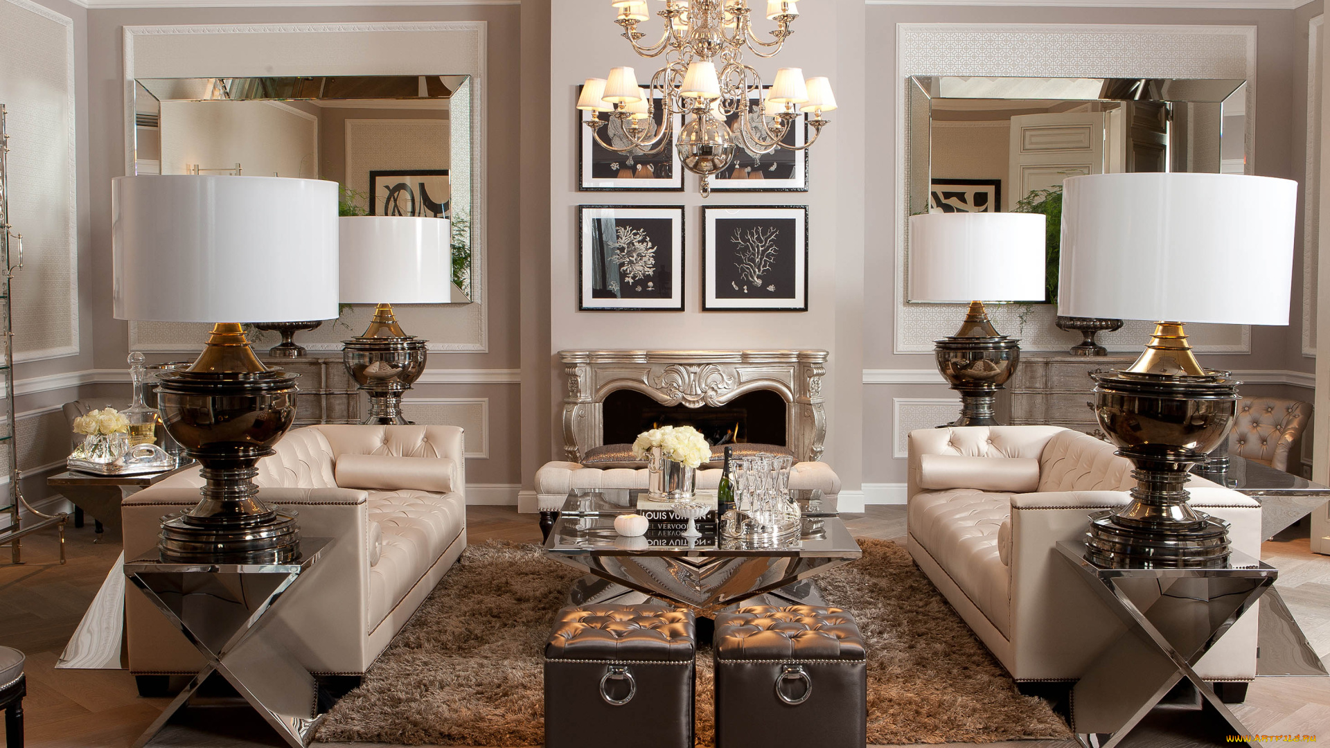 гостиная, интерьер