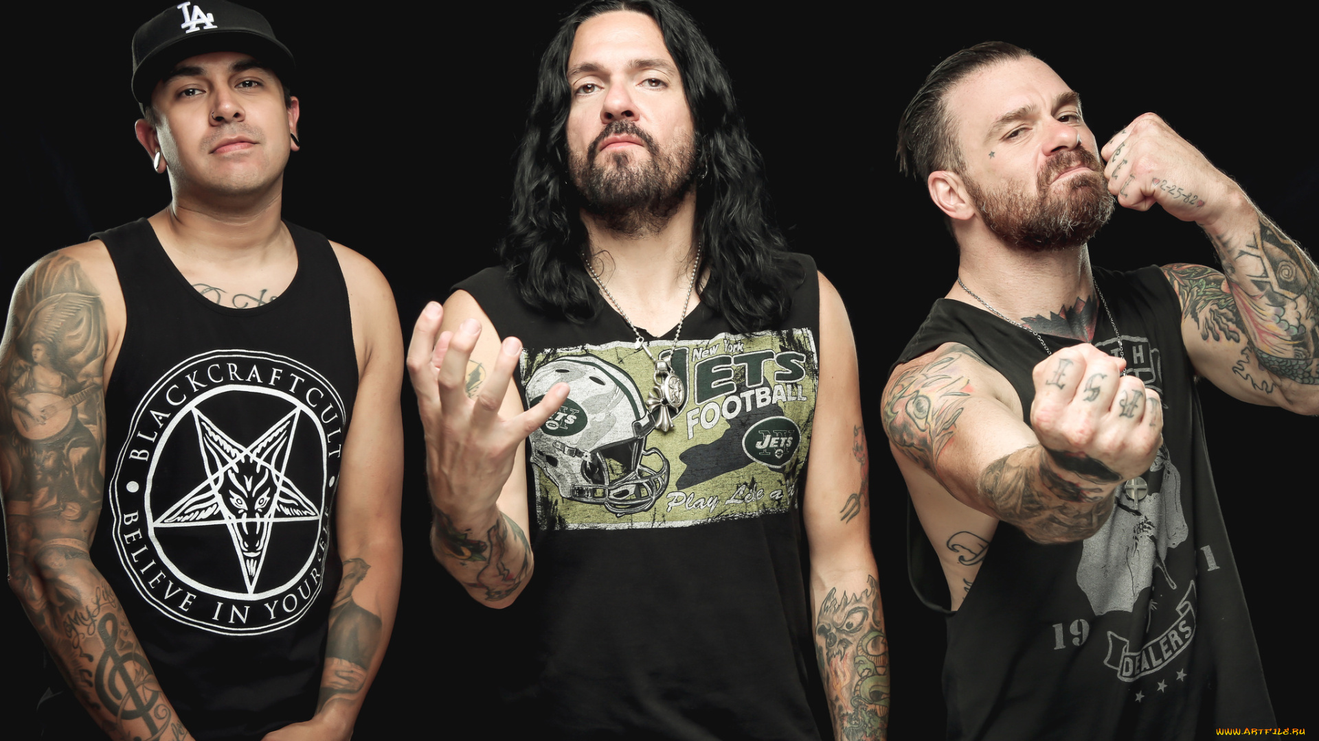 prong, музыка, мужчины, группа, тату, фон, взгляд