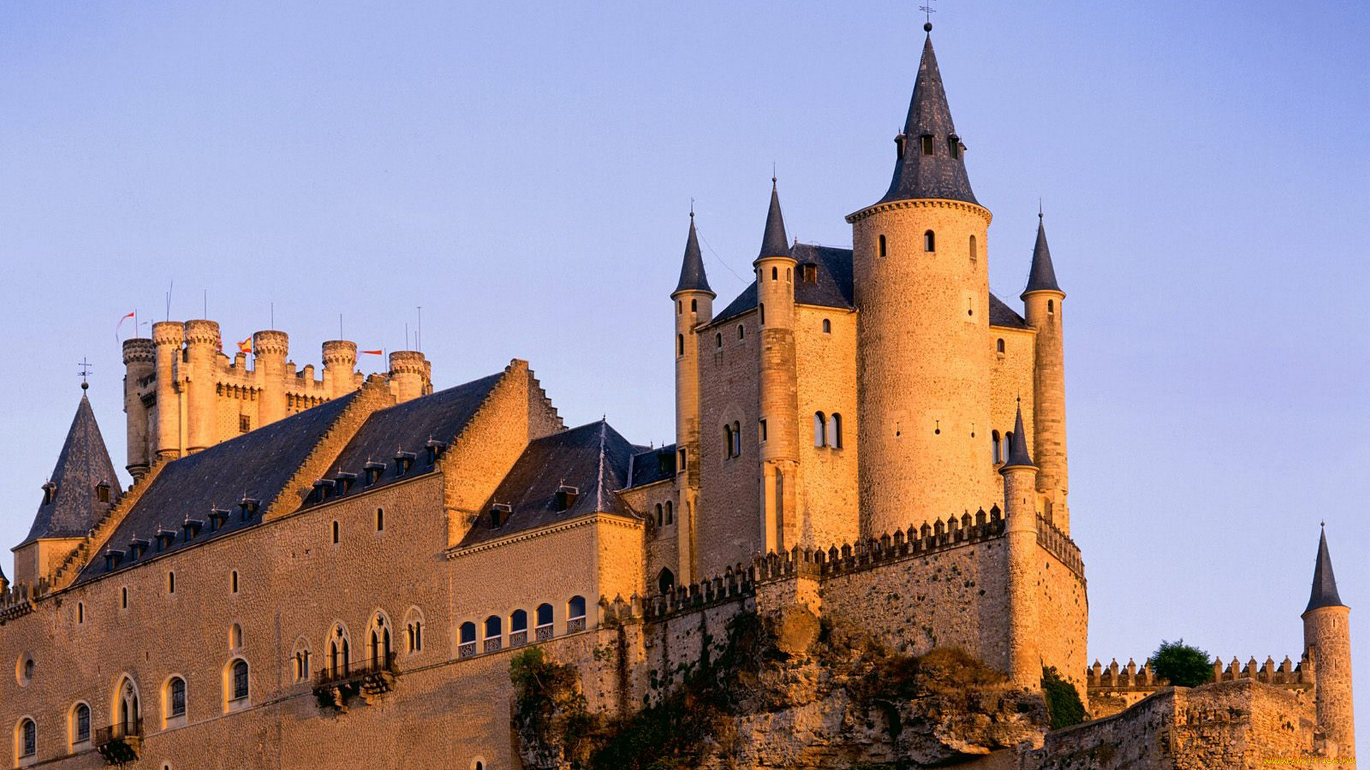 alcazar, de, segovia, города, замки, испании, alcazar, de, segovia