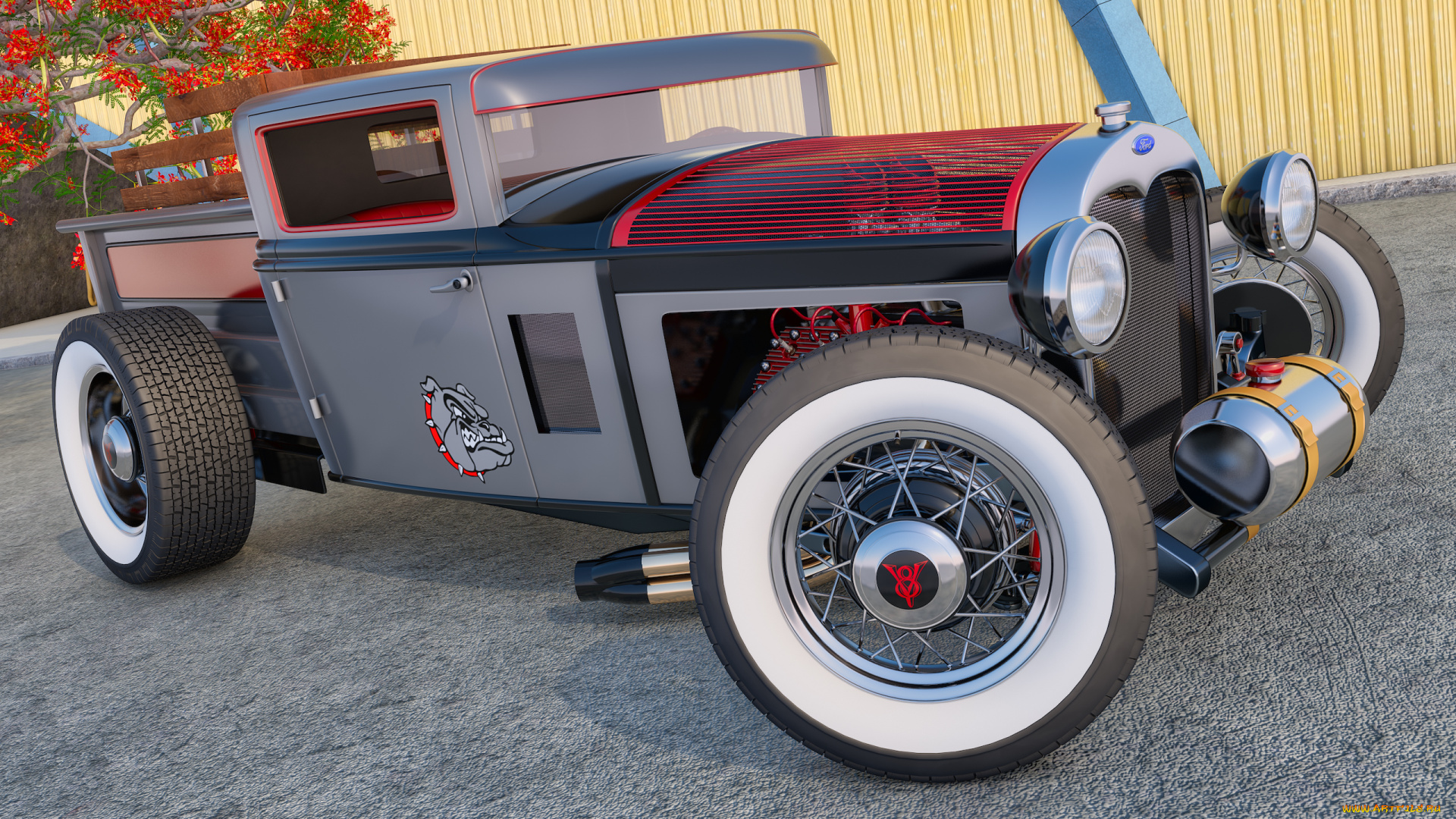 автомобили, 3д, 1930г, ford