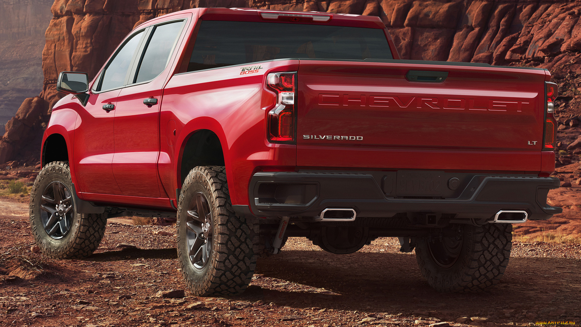 chevrolet, silverado, 2019, автомобили, chevrolet, 2019, silverado, красный, внедорожник