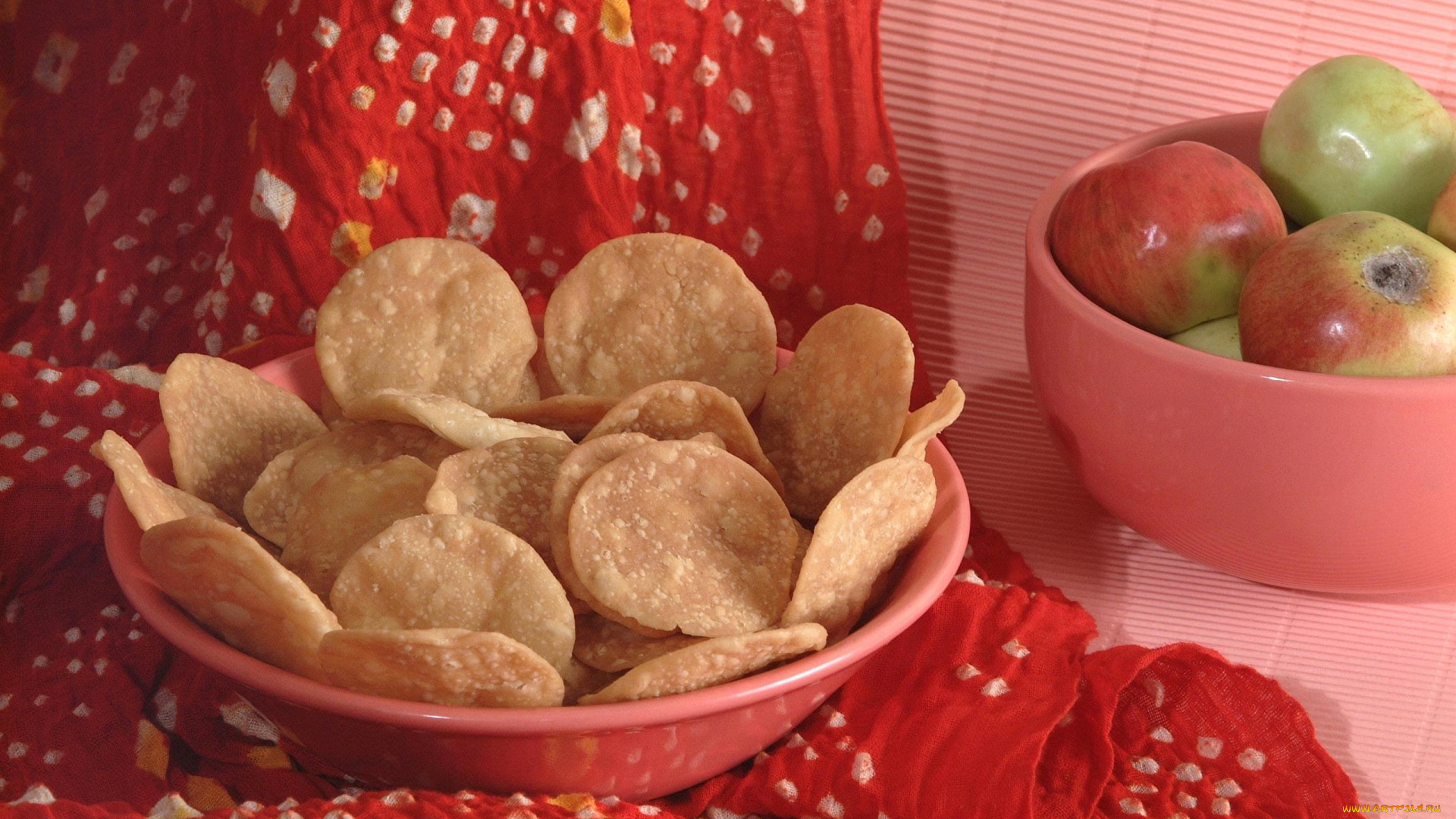 еда, Яблоки, яблоки, чипсы