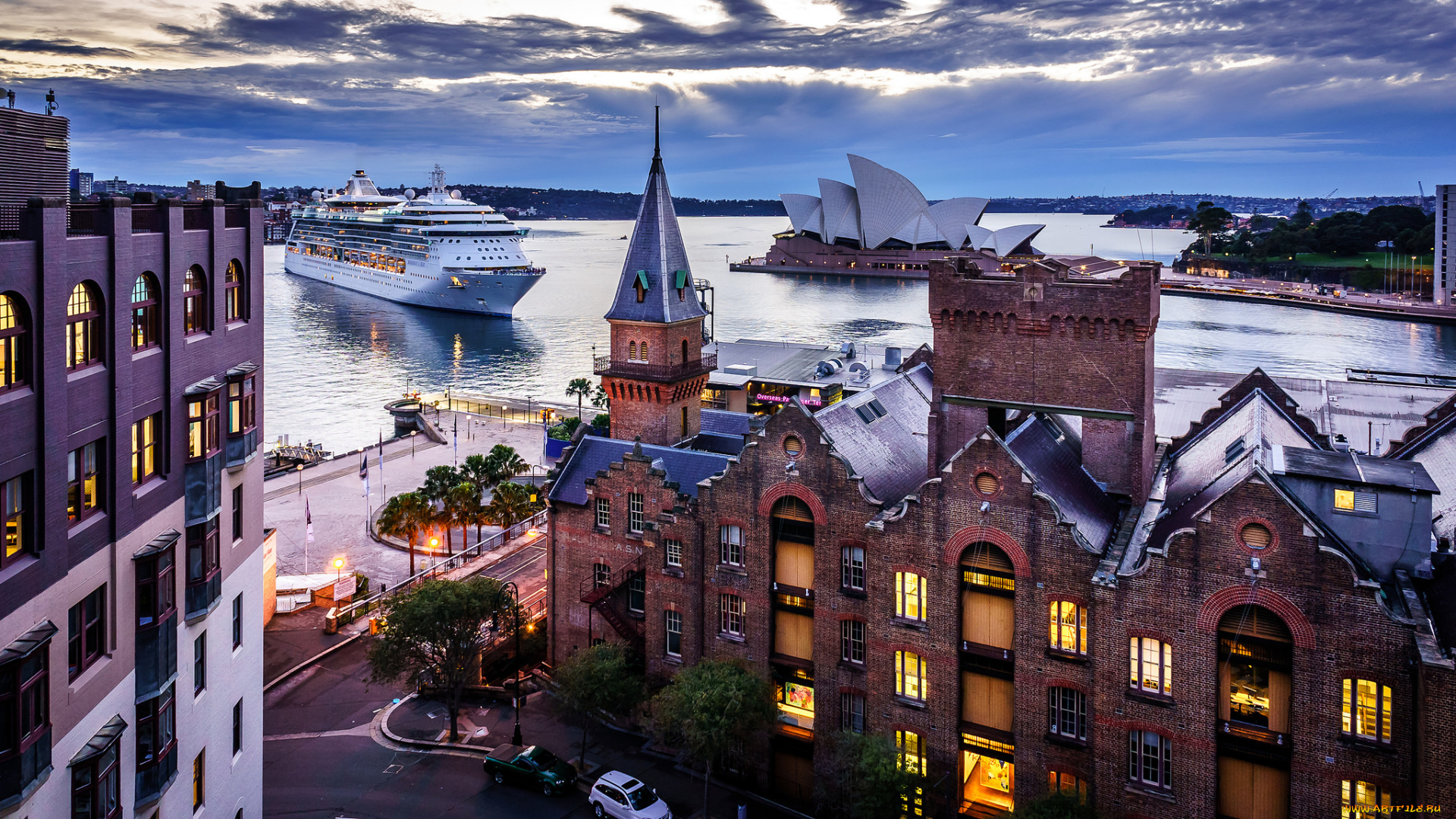 города, сидней, , австралия, простор