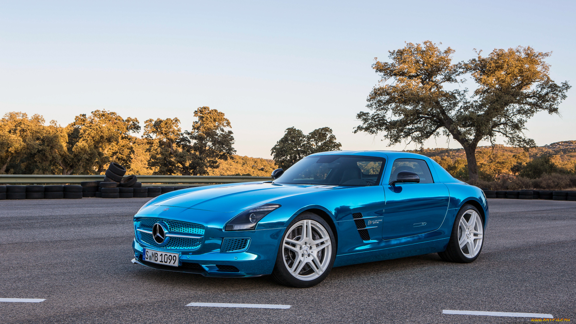 mercedes-benz, sls, amg, coupe, electric, car, 2014, автомобили, mercedes-benz, blue, 2014, car, electric, coupe, amg, sls