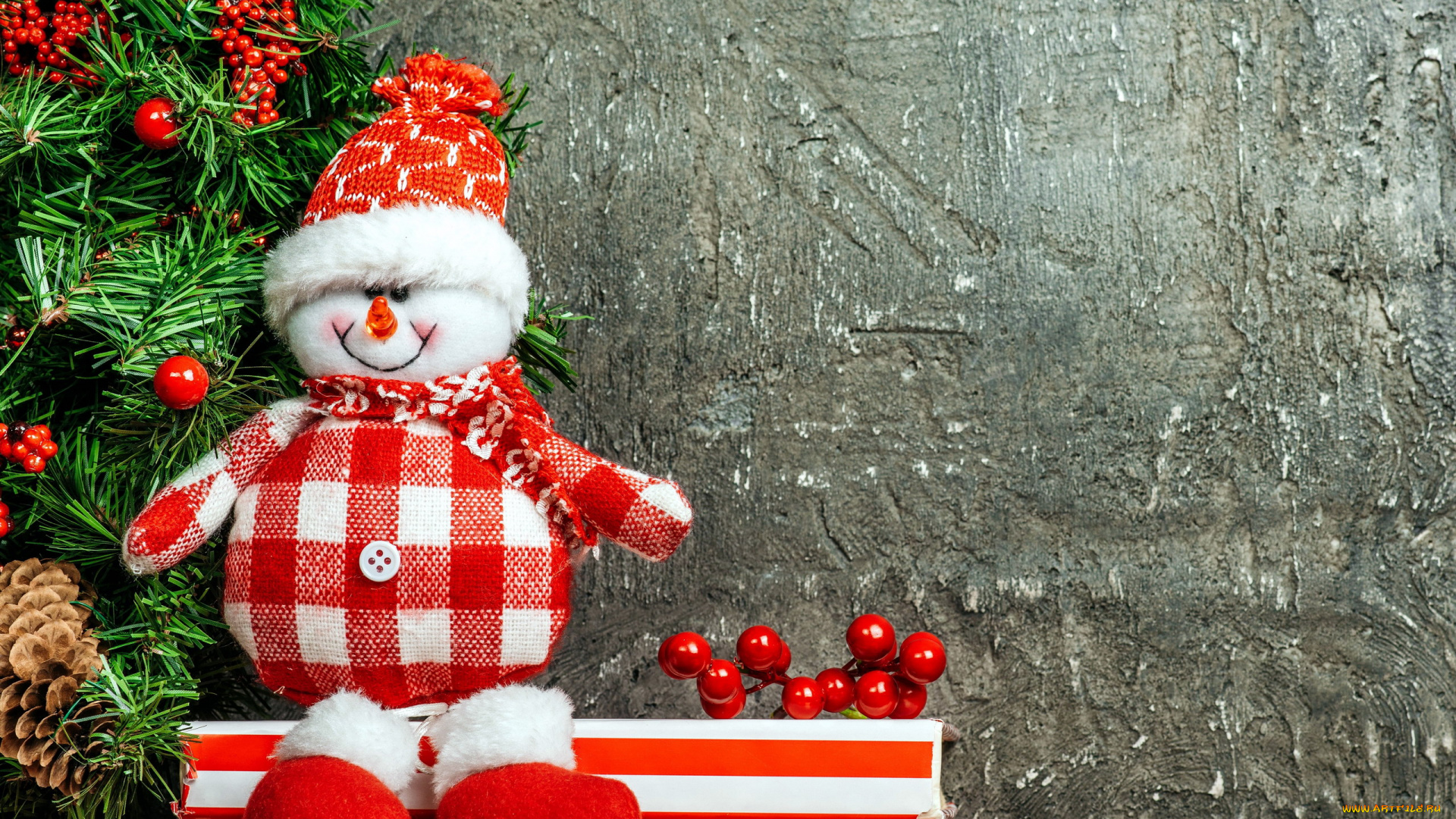 праздничные, снеговики, снеговик, ягоды, елка