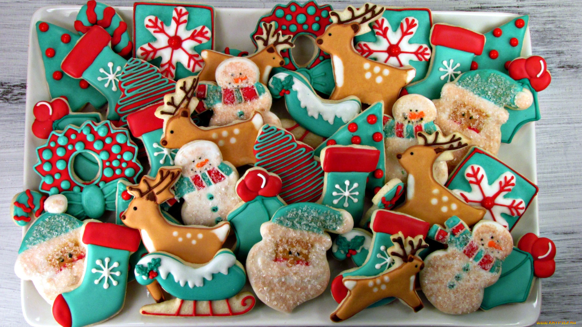 праздничные, угощения, печенье