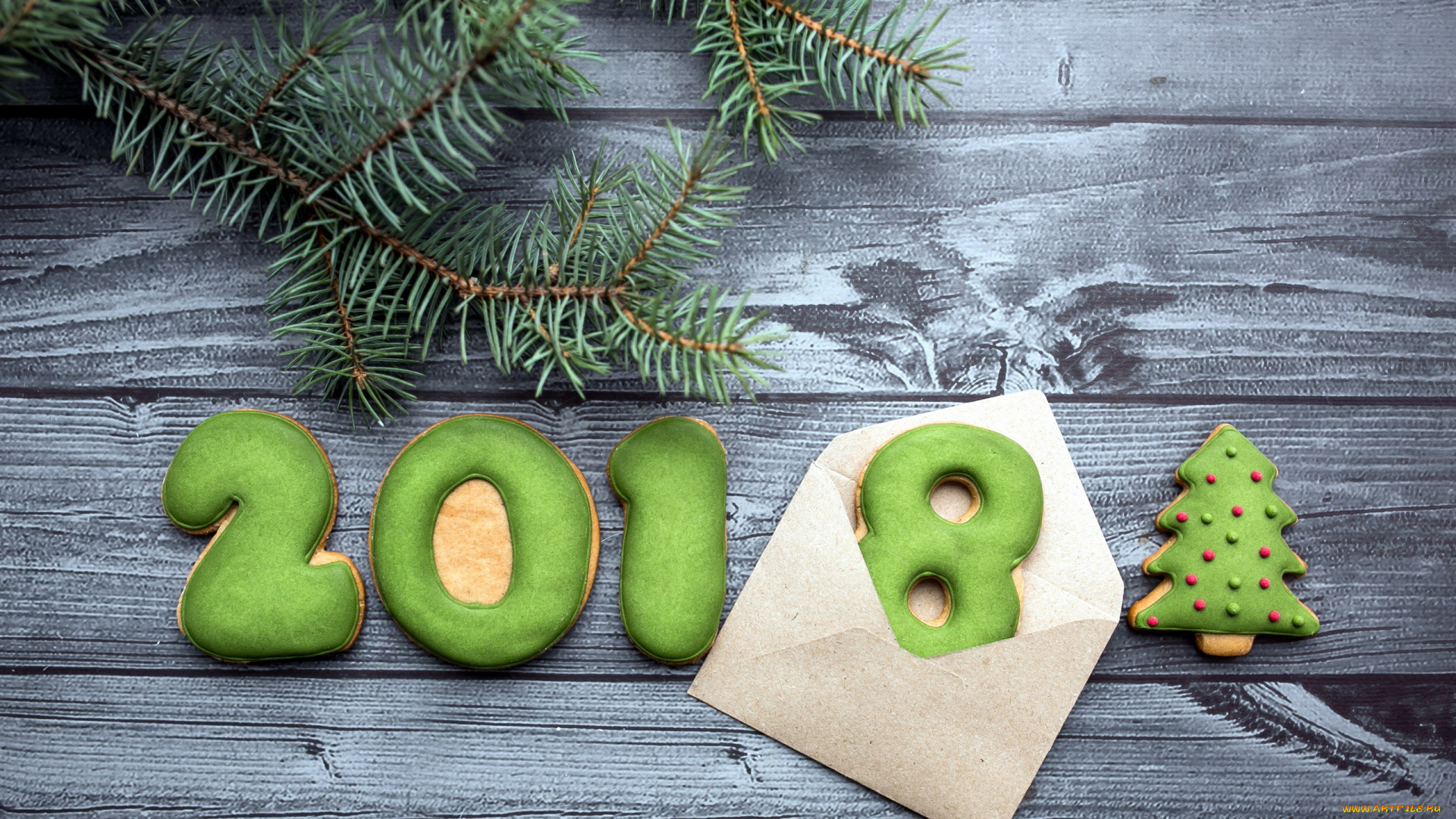 праздничные, угощения, печенье, цифры, конверт