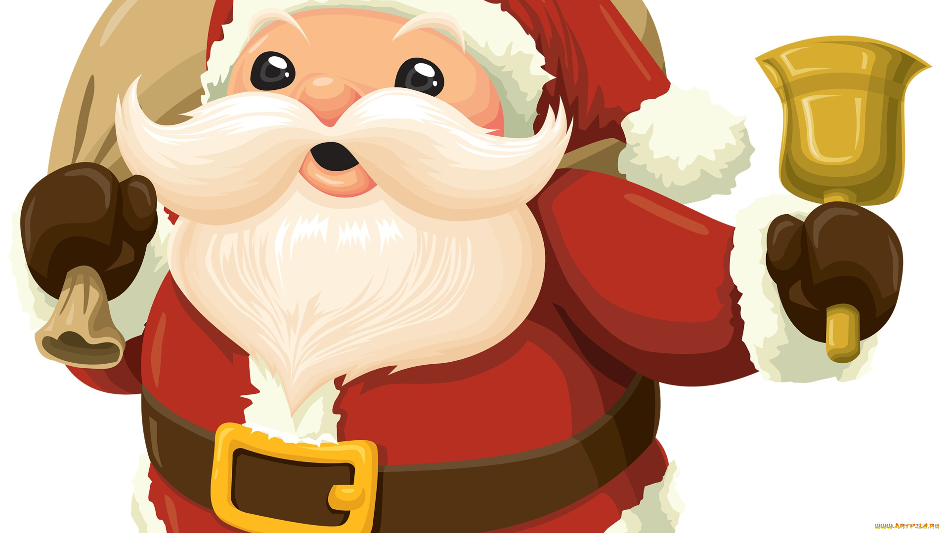 праздничные, векторная, графика, , новый, год, новый, год, фон, праздник, санта, клаус