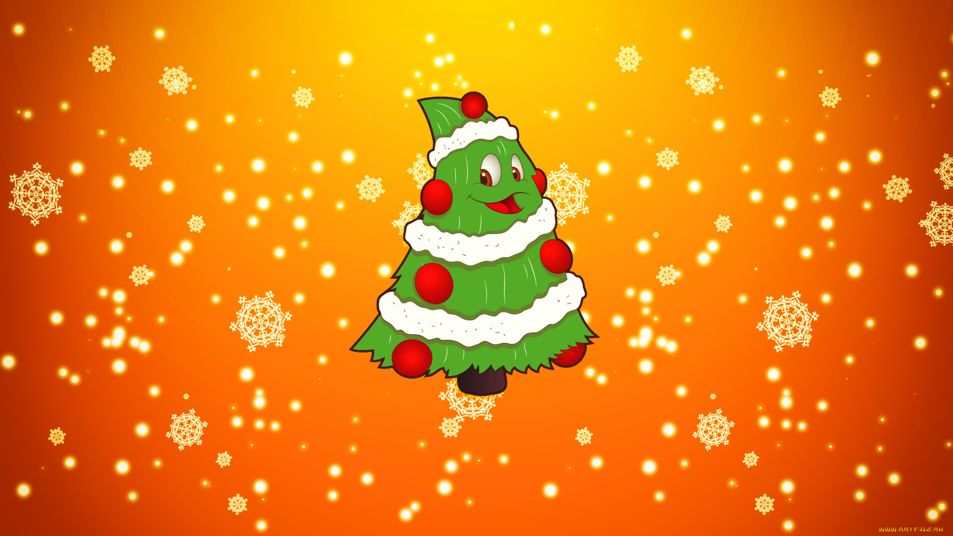 праздничные, векторная, графика, , новый, год, снежинки, Ёлка, рождество, минимализм, елка, снег, новый, год, фон