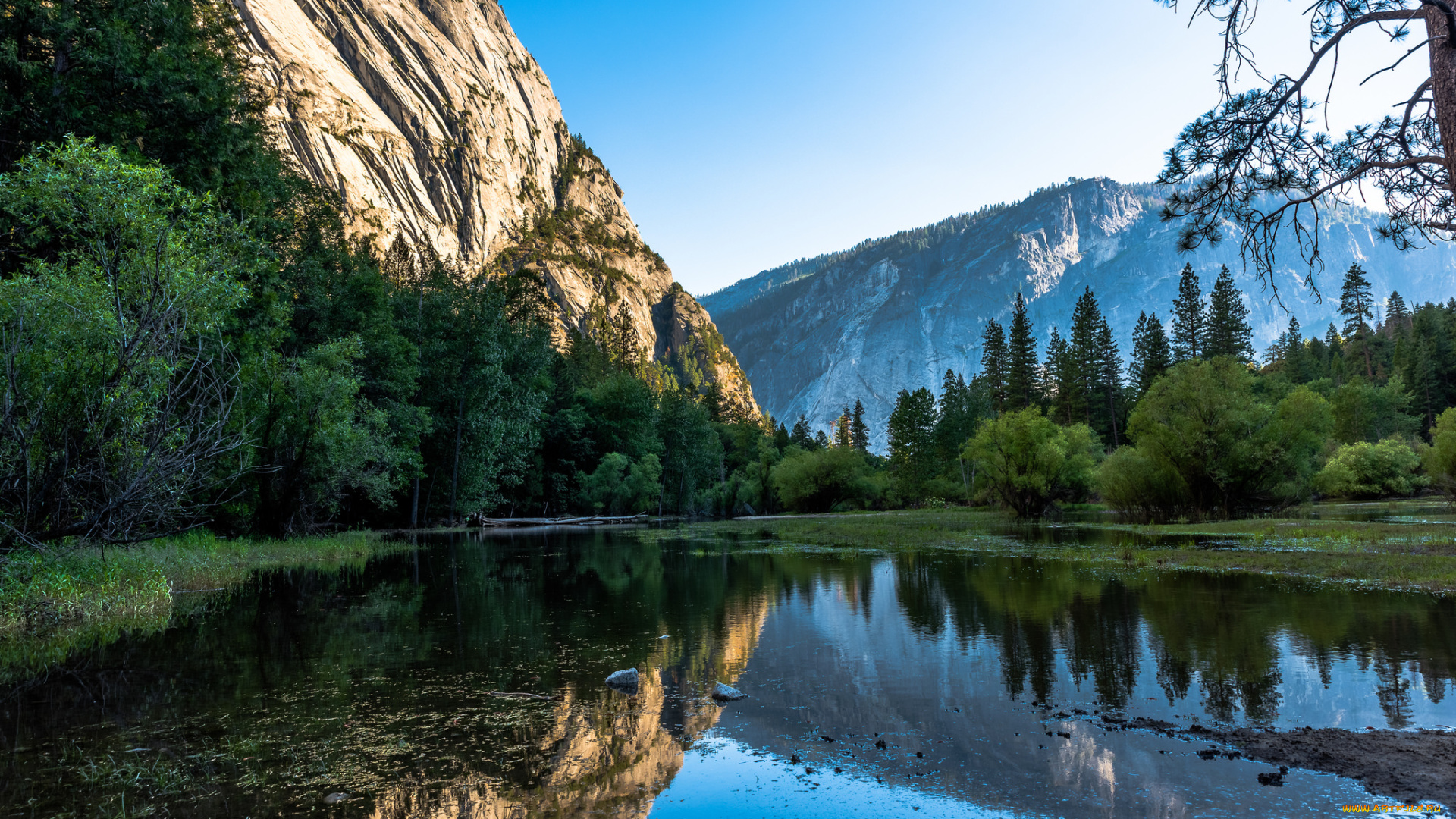 природа, реки, озера, простор