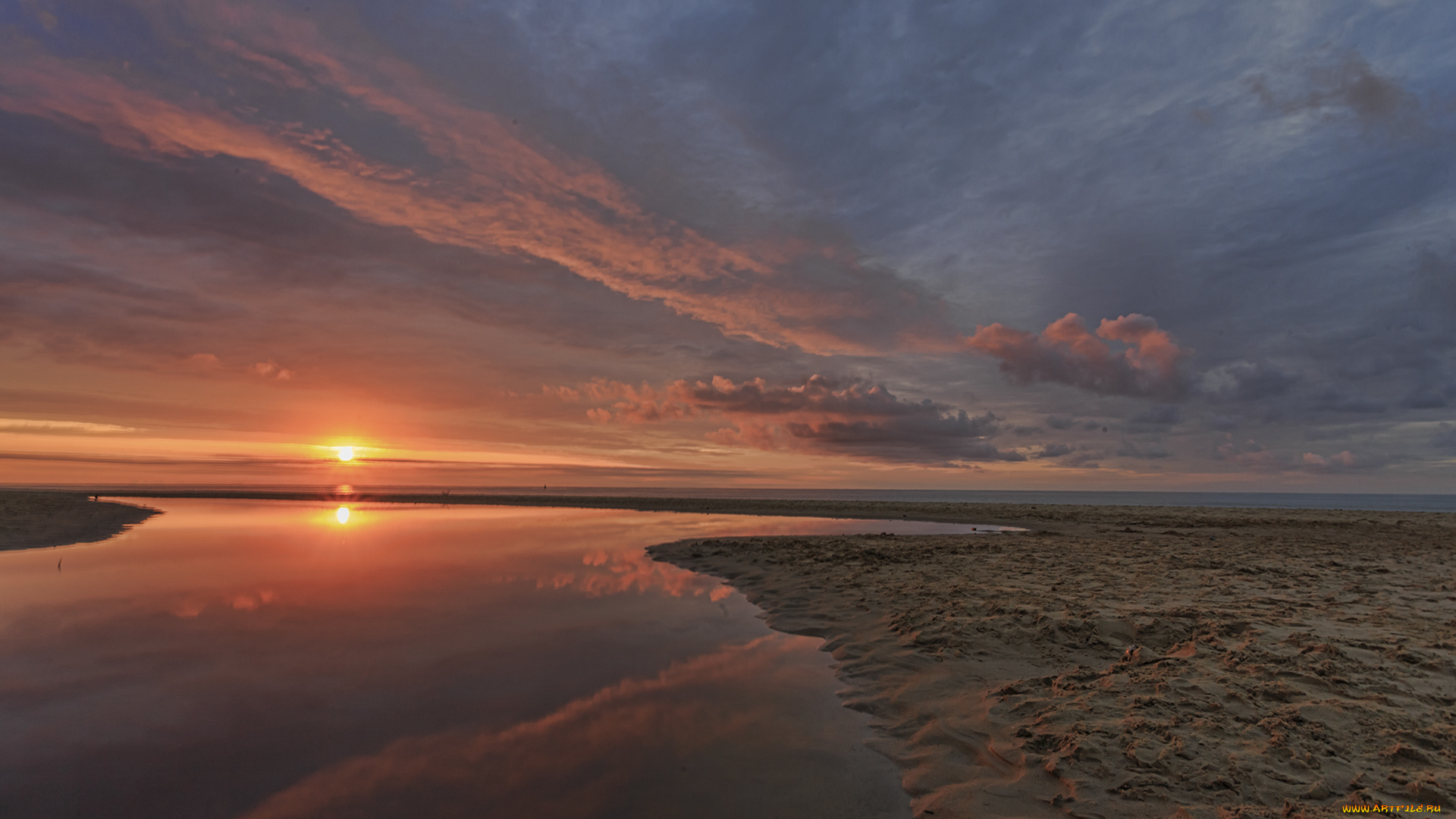 природа, восходы, закаты, простор