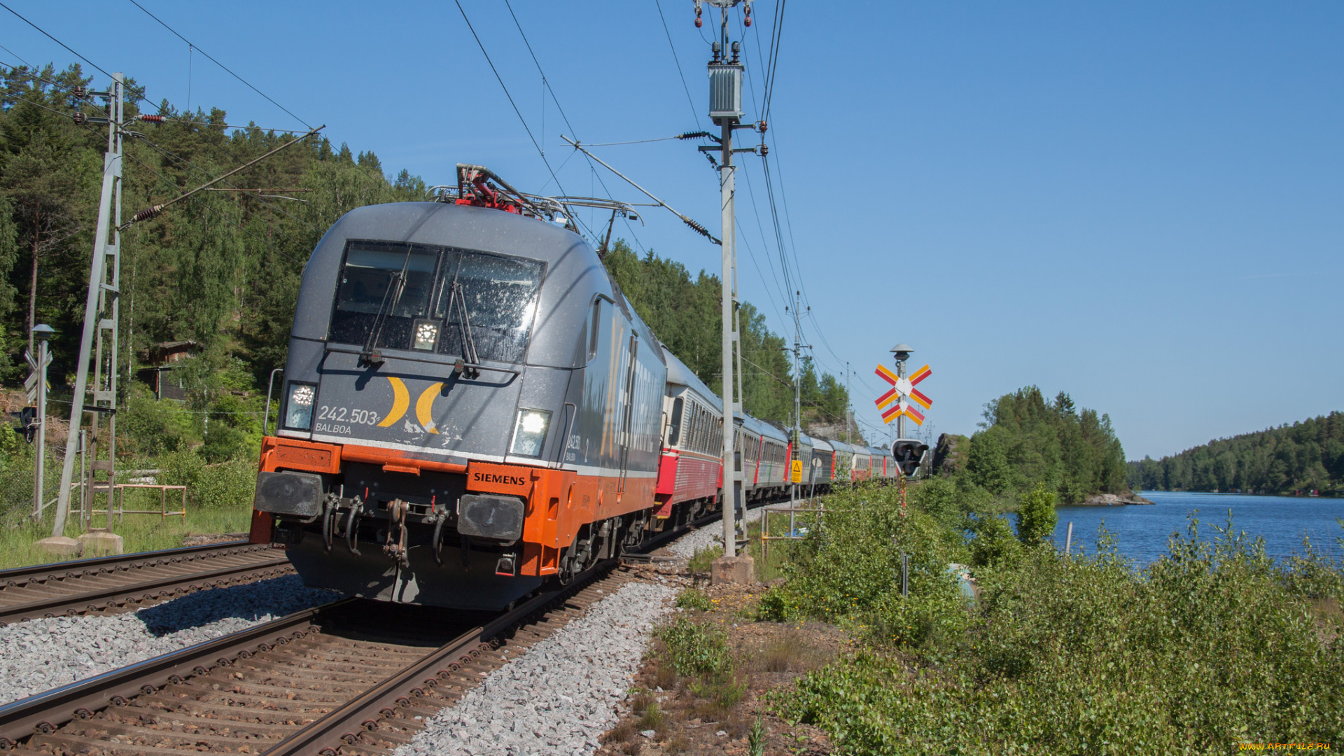 техника, электровозы, состав, локомотив