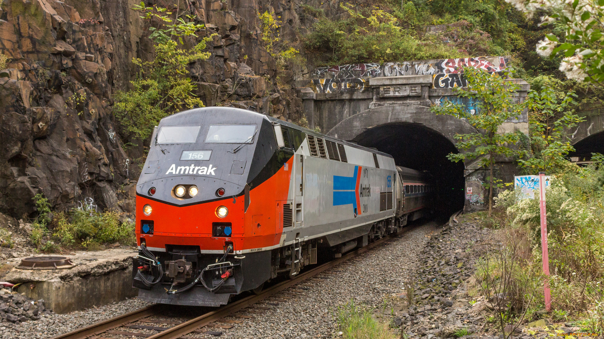 техника, поезда, локомотив, состав