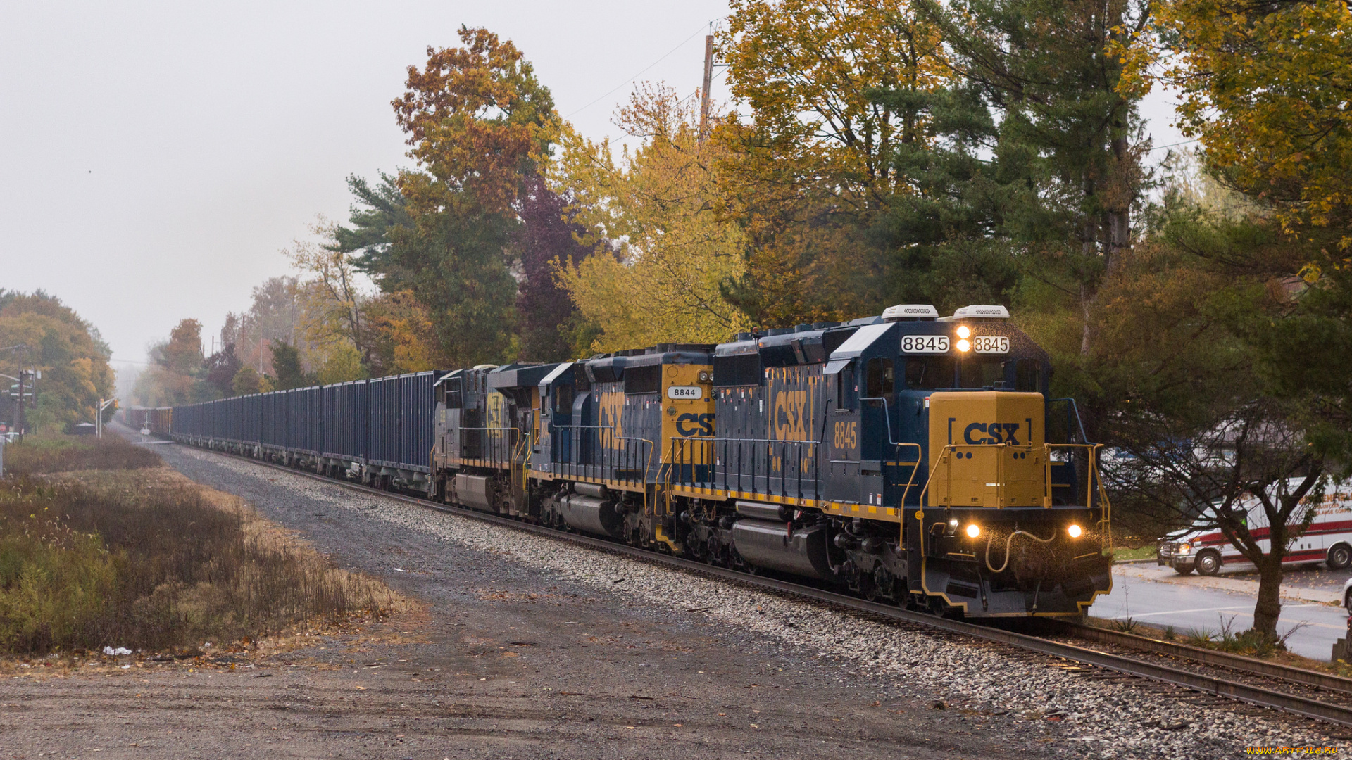 техника, поезда, локомотив, состав