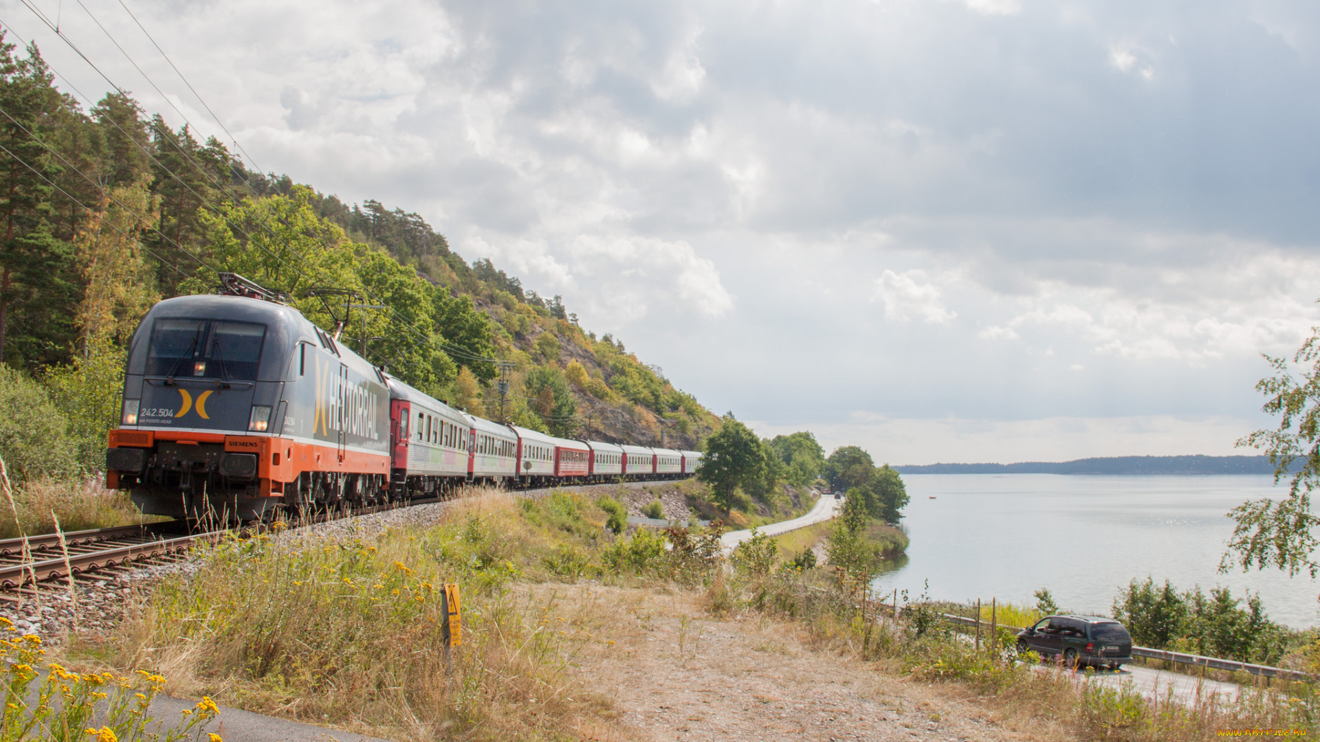 техника, поезда, состав, локомотив