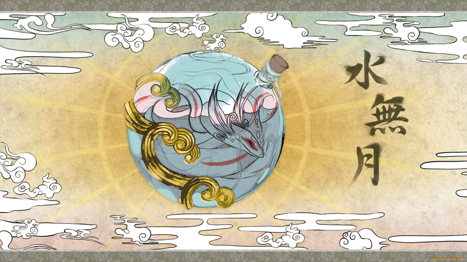 видео, игры, okami, адвенчура, игра