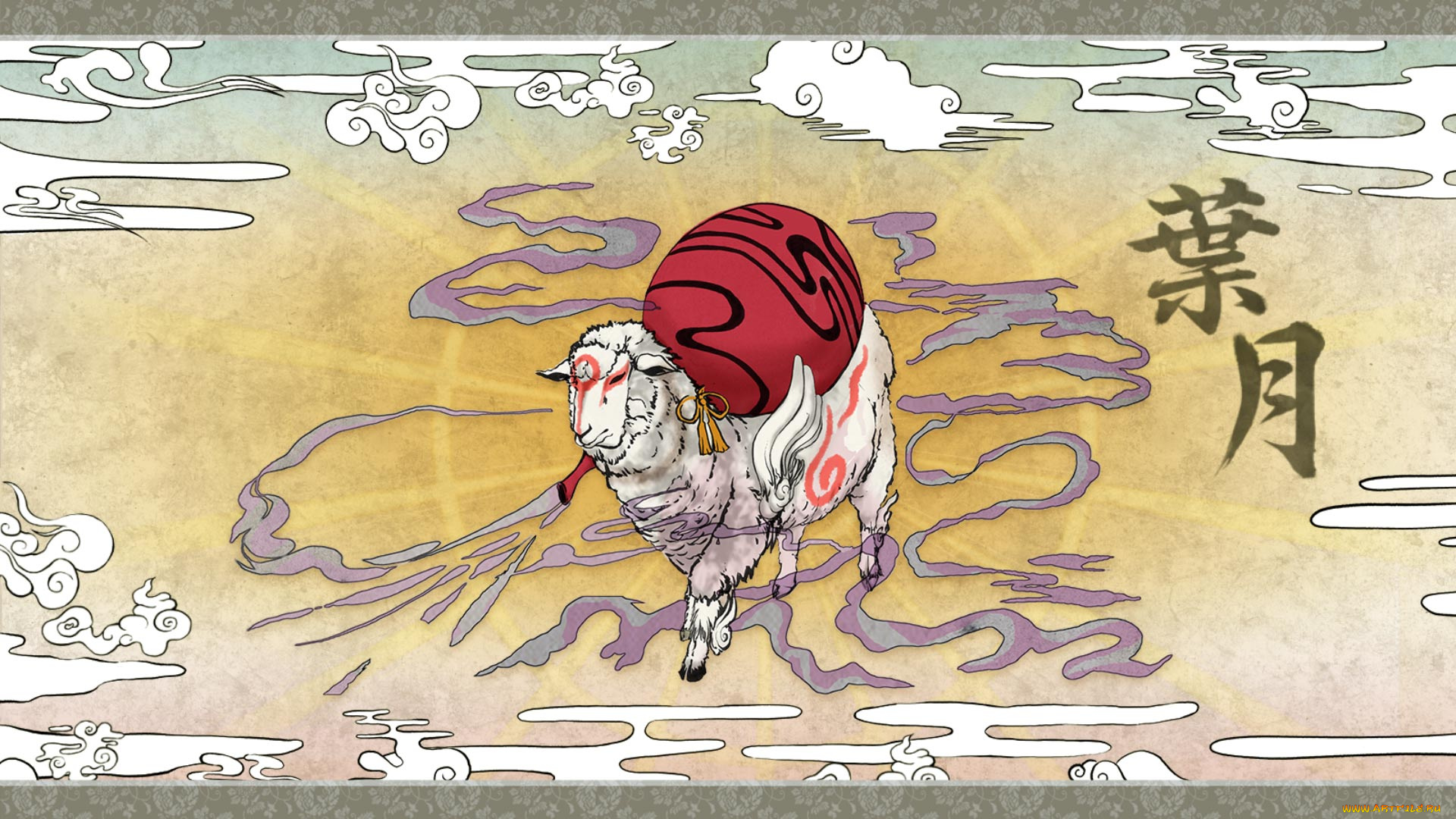 видео, игры, okami, игра, адвенчура