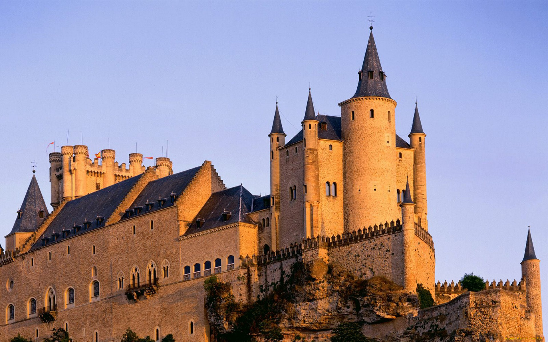 alcazar, de, segovia, города, замки, испании, alcazar, de, segovia