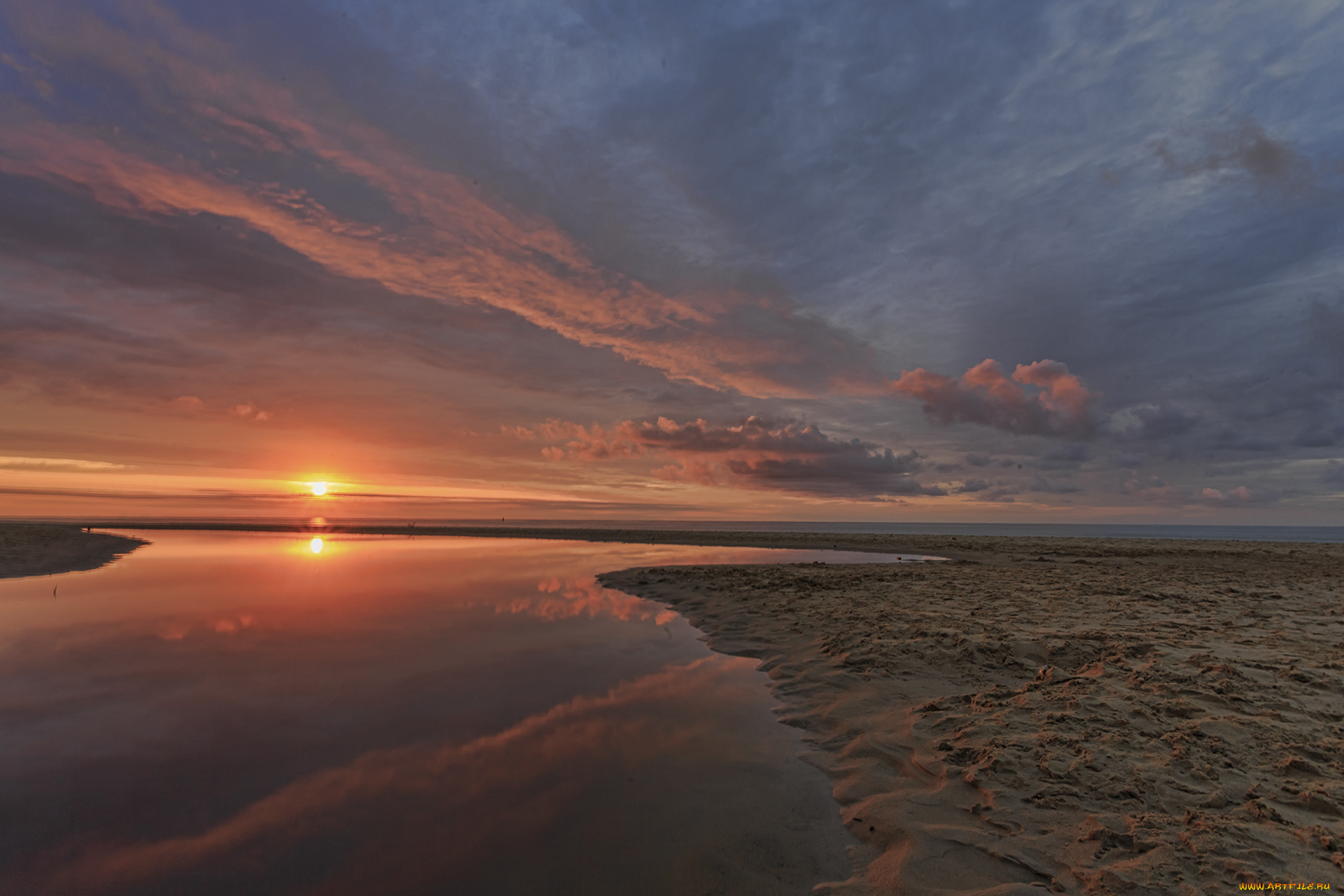 природа, восходы, закаты, простор