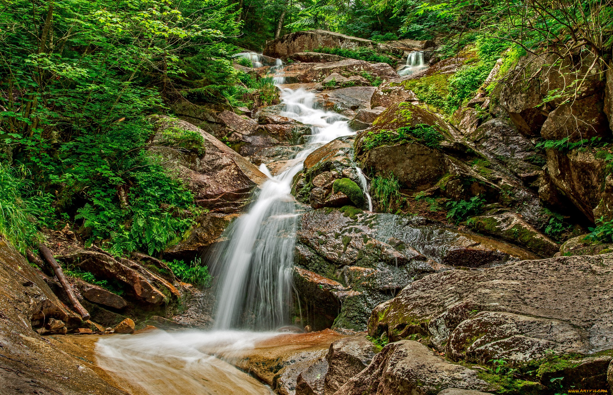 природа, водопады, простор