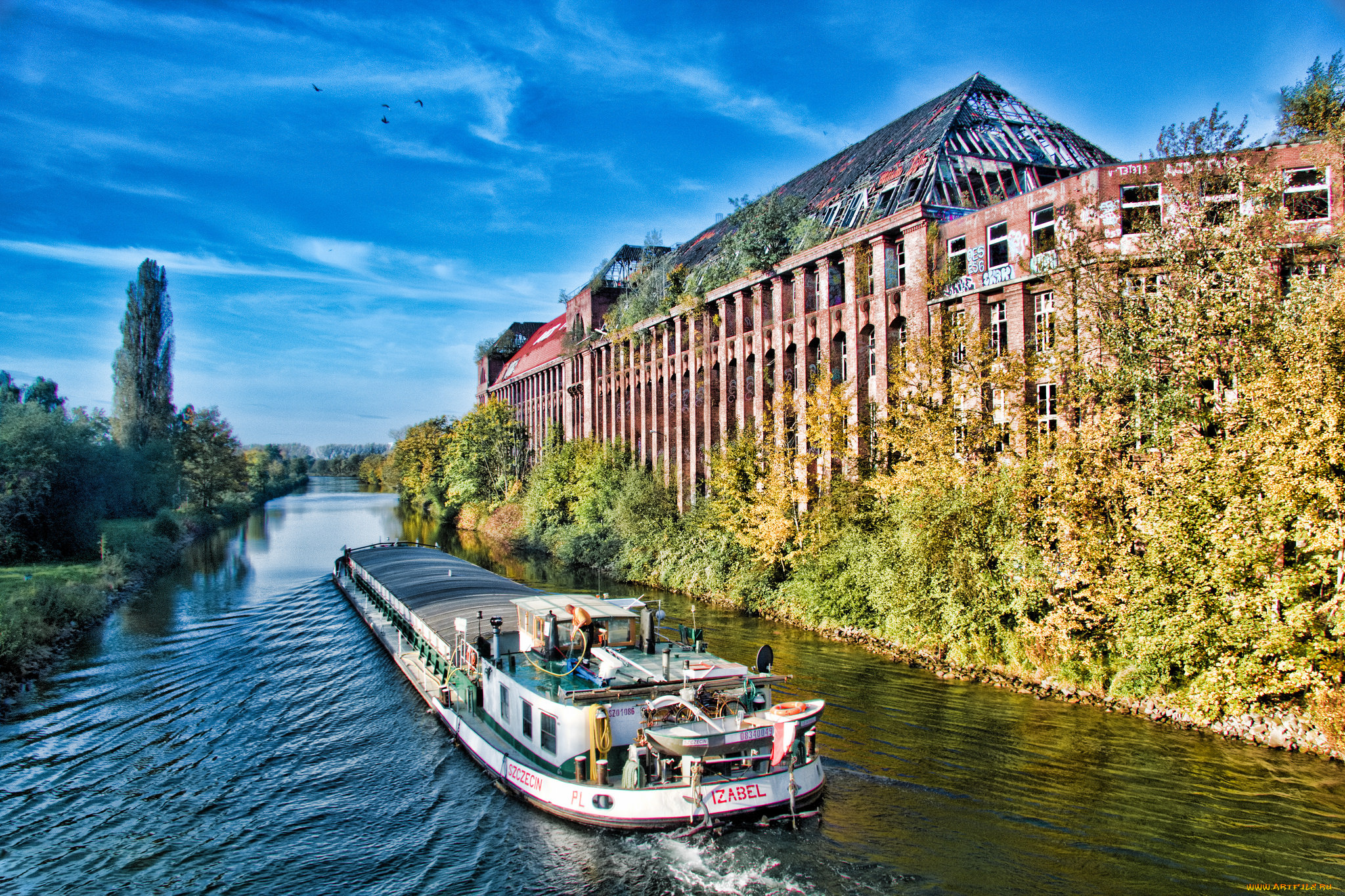 корабли, баржи, грузоперевозки, карго