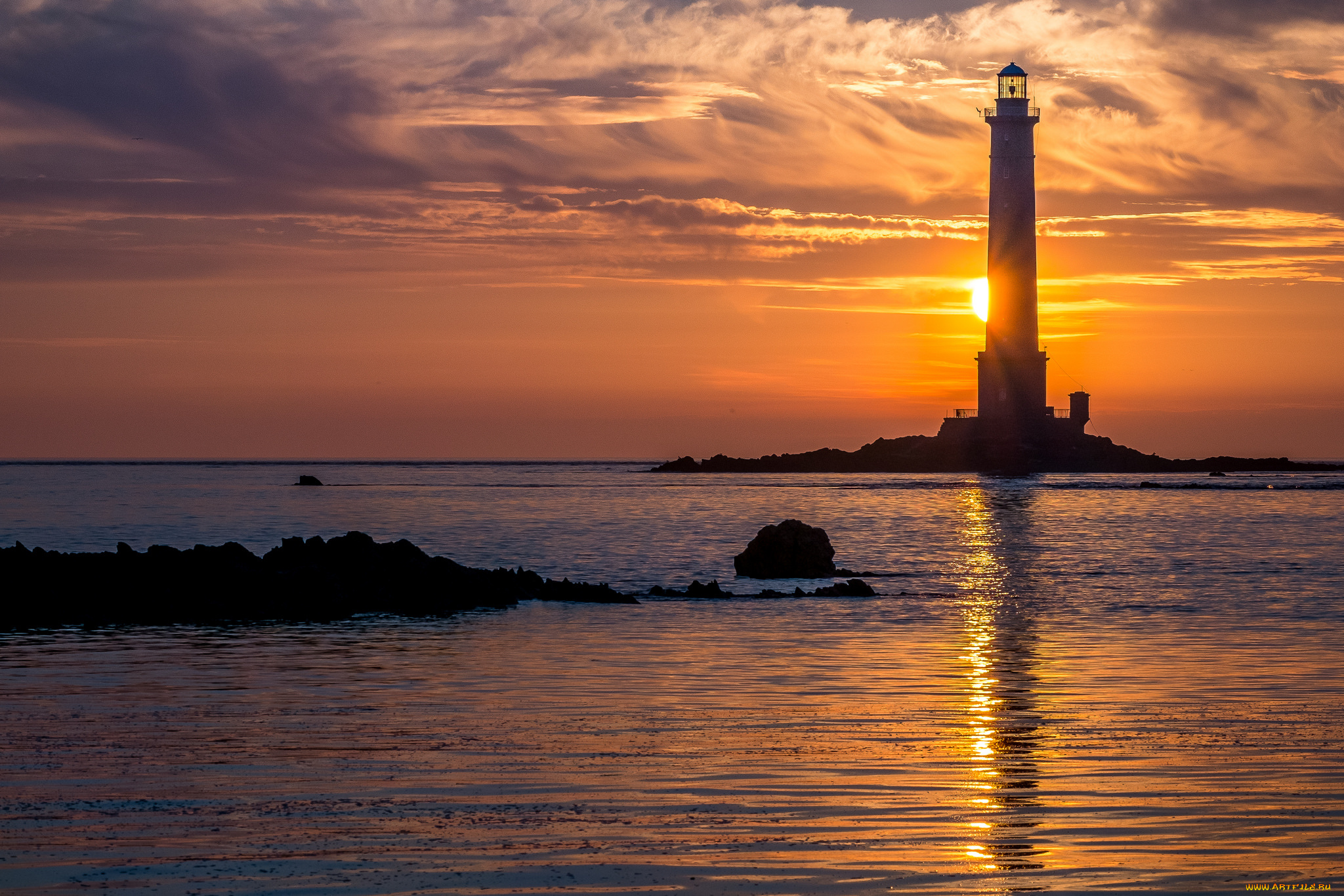 природа, маяки, простор