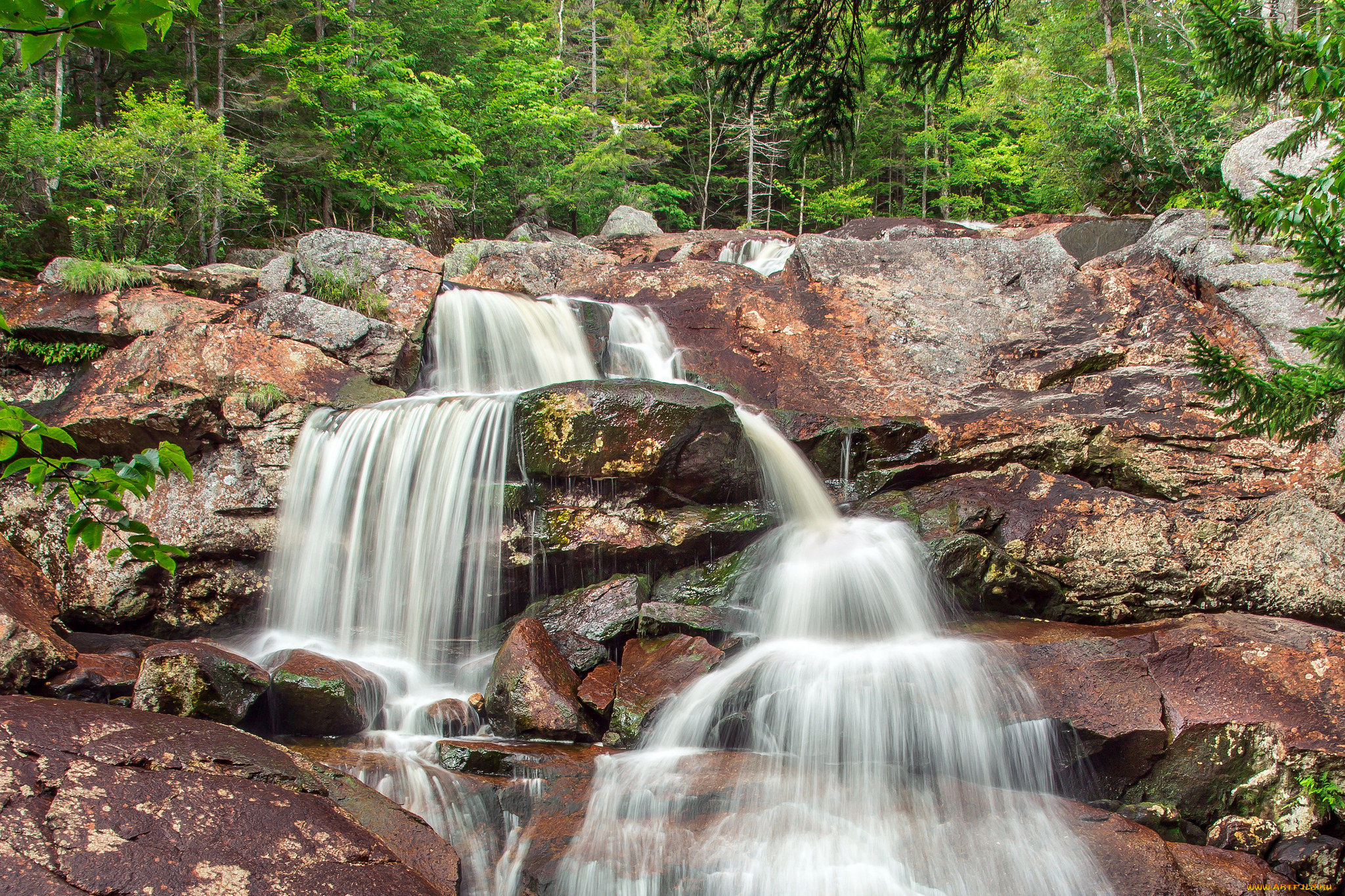 природа, водопады, простор