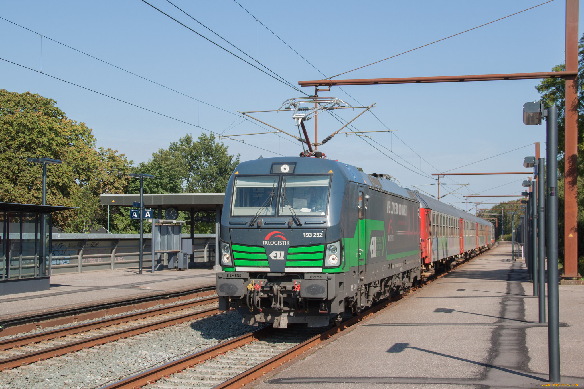 техника, электровозы, состав, локомотив