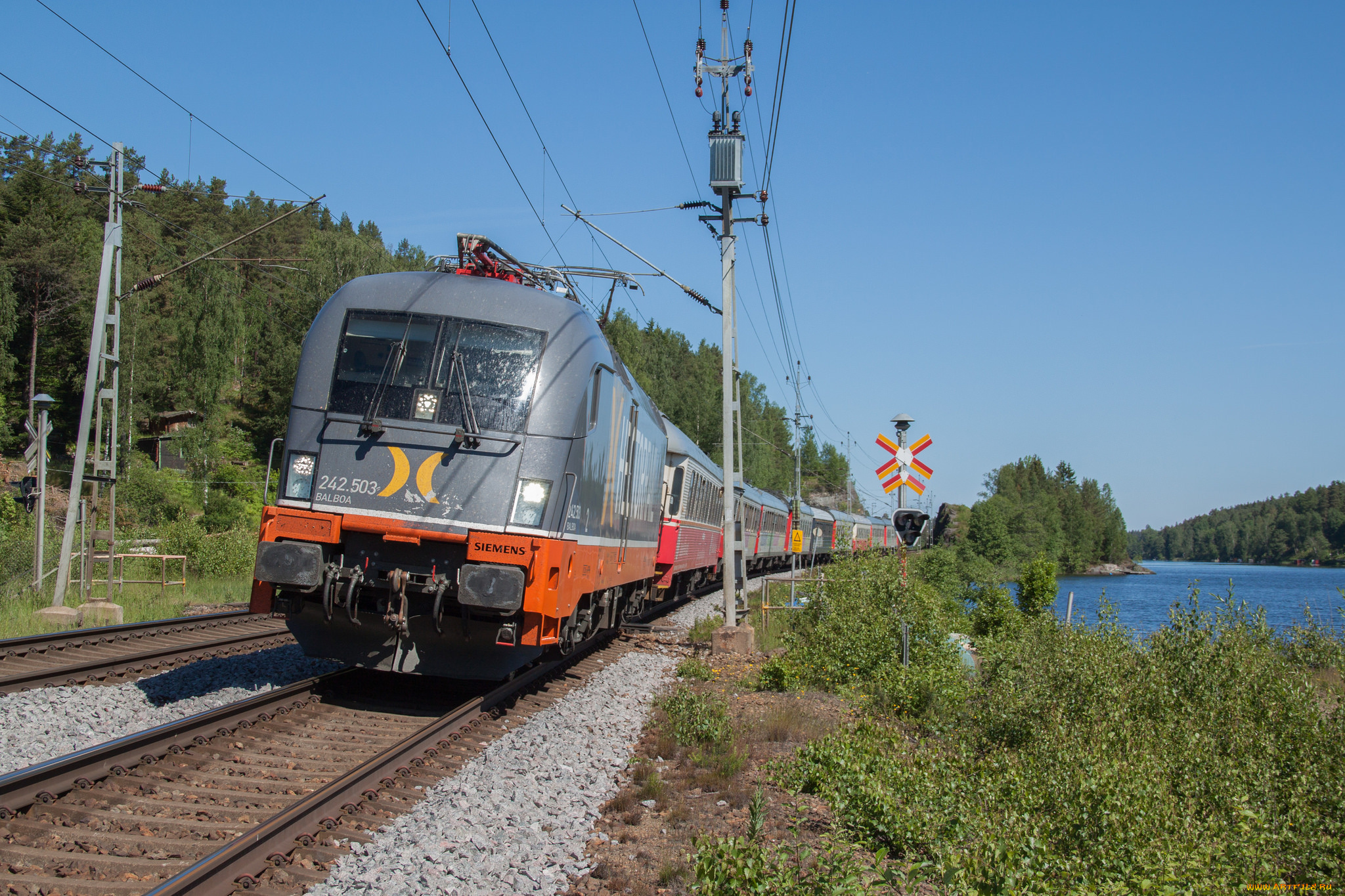 техника, электровозы, состав, локомотив